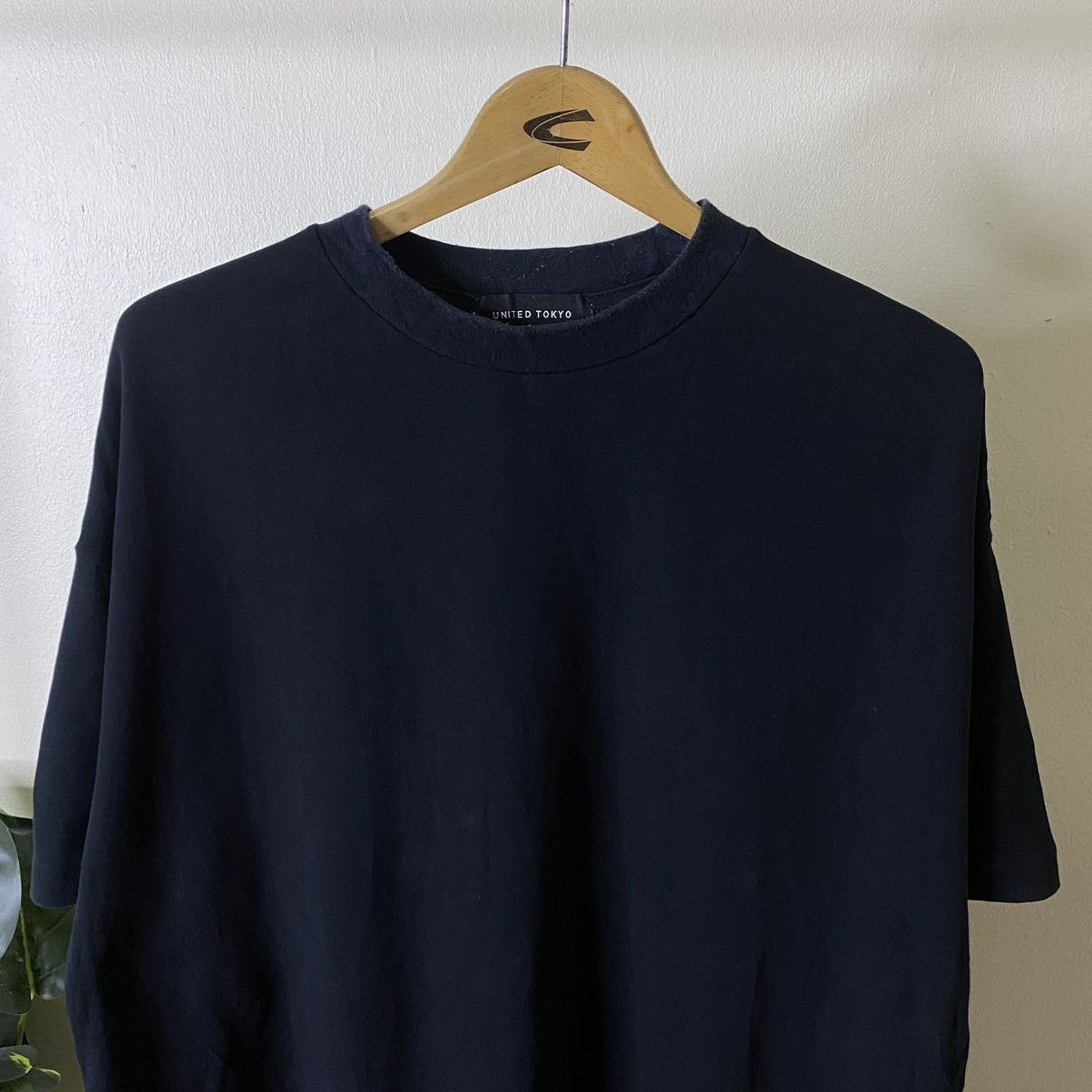 Japanese Brand United Tokyo Black Blank Oversized Tee Made In Japan Size US XL / EU 56 / 4 - 2 Thumbnail