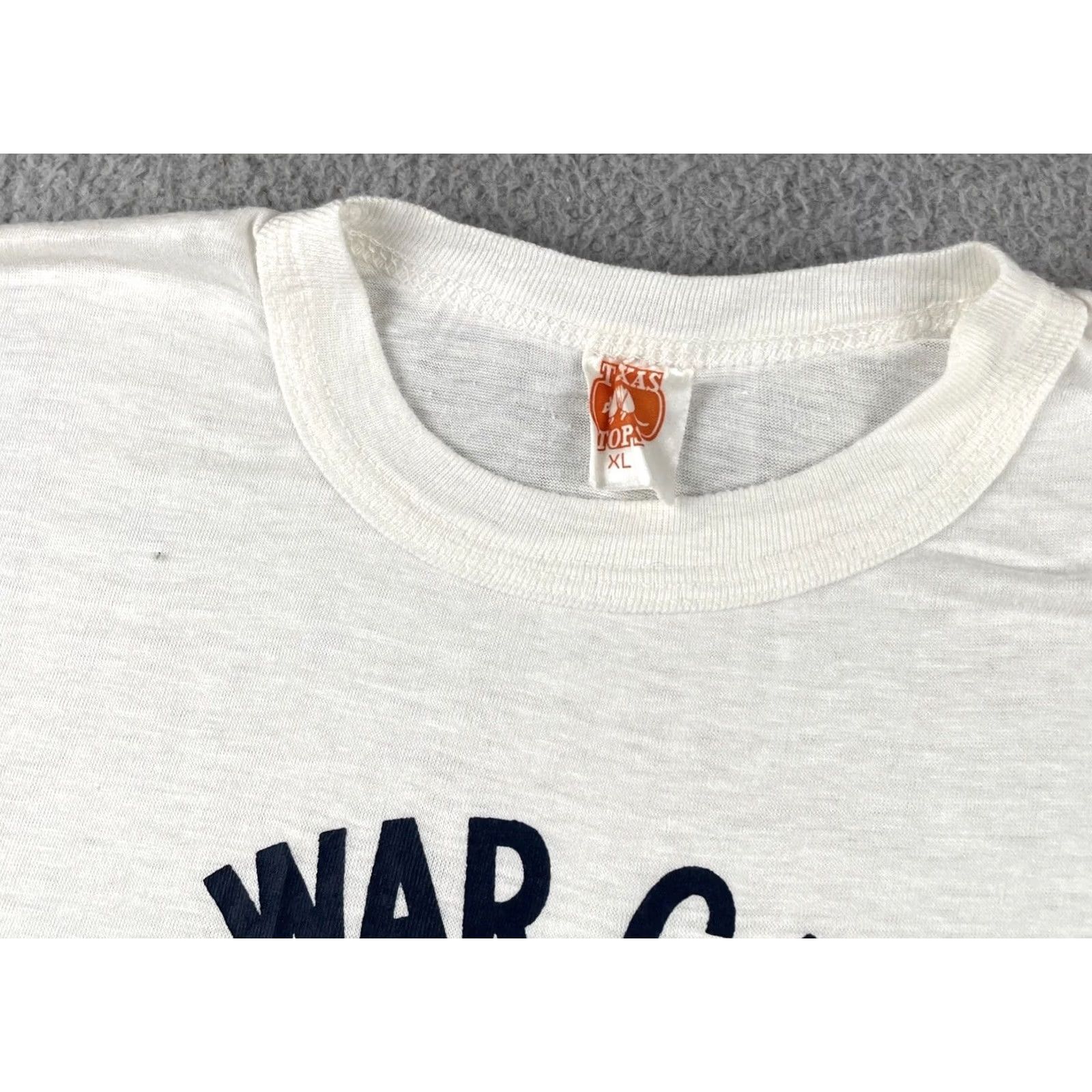 Vintage VINTAGE Texas Tops T Shirt XL Single Stitch Grenada War Games 1983 USA 1st Place 80s Mens Size US XL / EU 56 / 4 - 5 Thumbnail