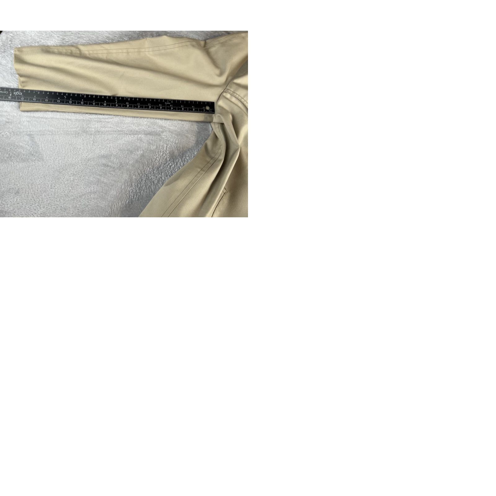 London Fog VINTAGE London Fog Coat Canvas Duck Mens 40 R Cream White Preppy Parka Mens Size US XXS / EU 40 - 9 Thumbnail