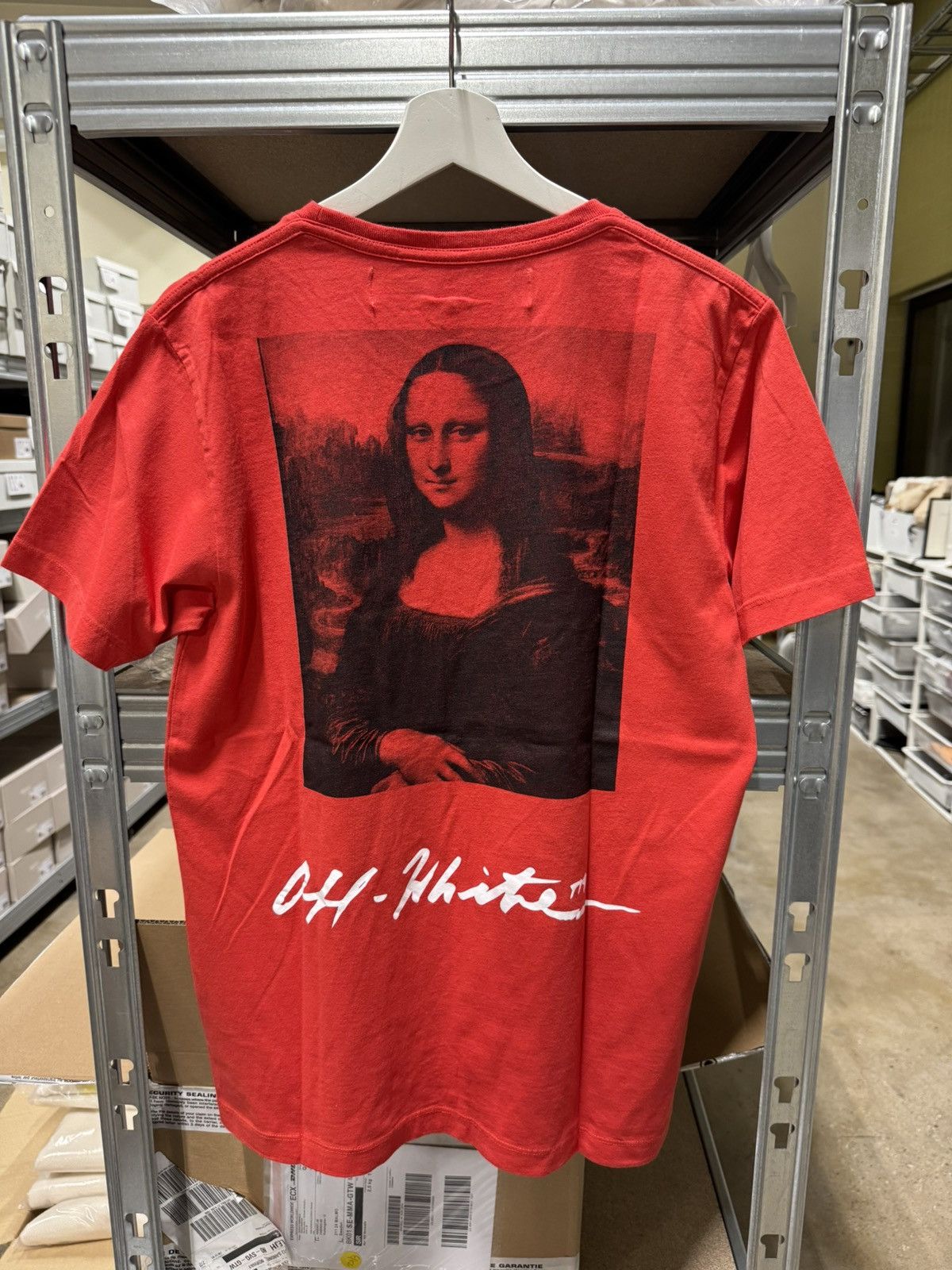 Off-White Mona Lisa T-Shirt NEW 500$