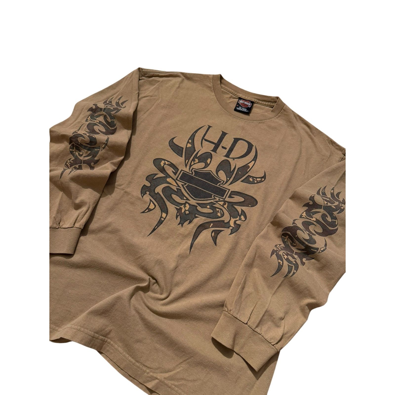 Vintage Vintage HD Tribal Long Sleeve Smoky Mountain HD Tan Size US XL / EU 56 / 4 - 2 Thumbnail