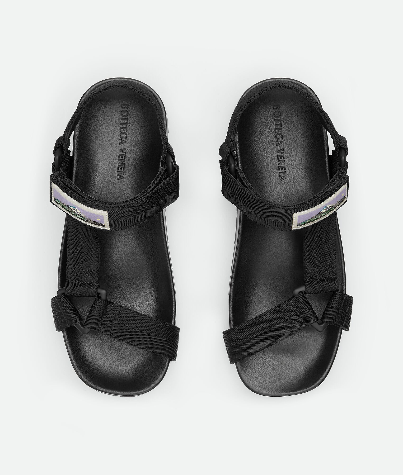 Bottega Veneta o1w1db10825 Trip Sandals in Black Size US 10 / EU 43 - 4 Thumbnail