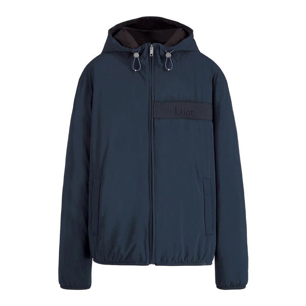 Dior DIOR $3300 Blue Lightweight Hooded Down Jacket New & Authent Size US L / EU 52-54 / 3 - 1 Thumbnail