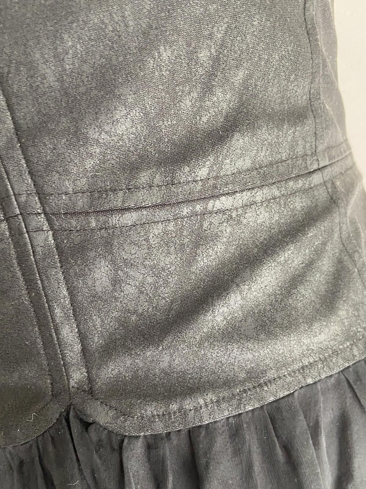 Bardo Bardot Skirt Drop Waist Linen Black - Sz AU/UK 8 US 4 Size 27" / US 4 / IT 40 - 6 Thumbnail