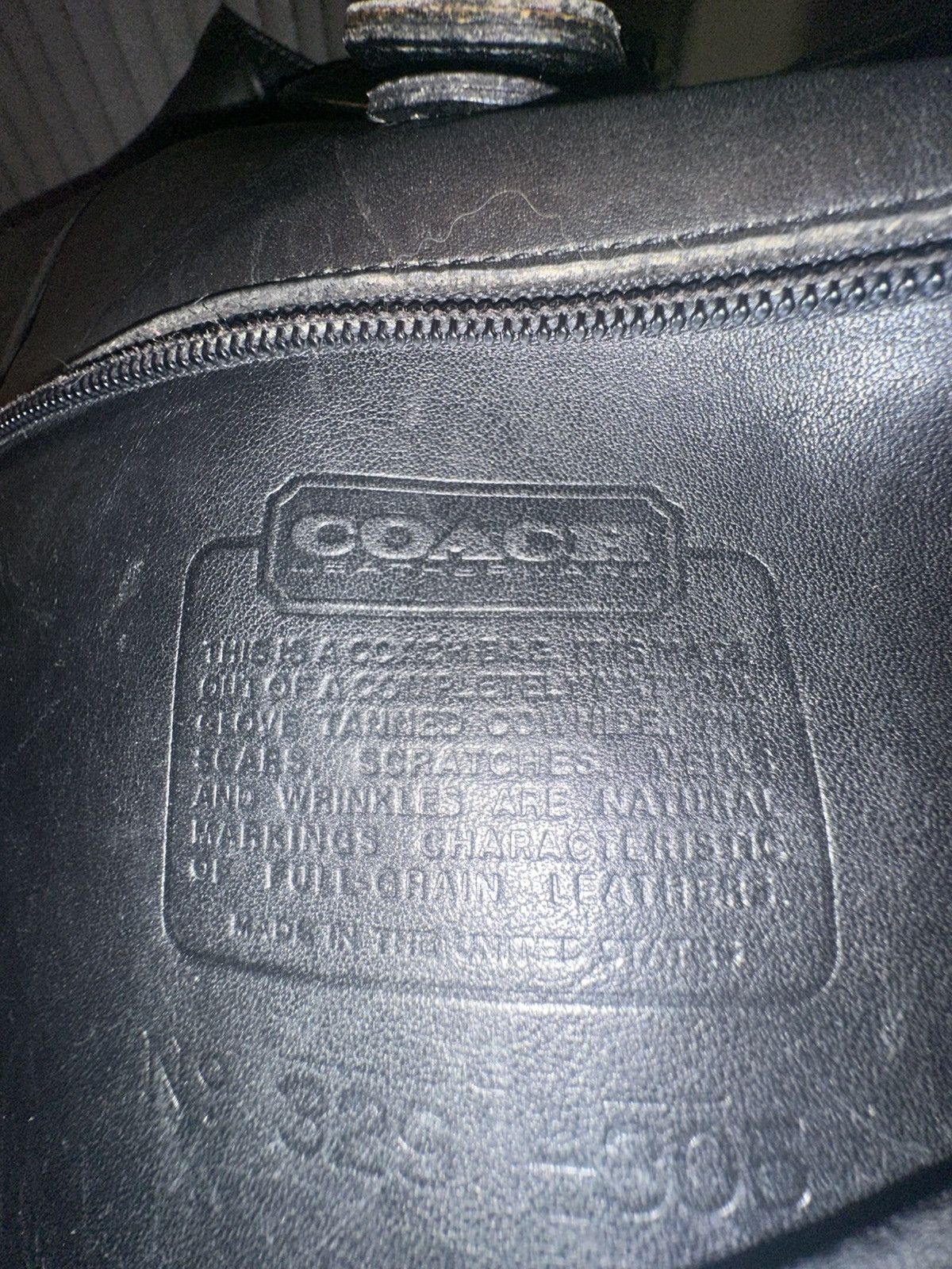 Coach Vintage Coach Backpack 329-305 Black Glovetanned Leather 90s Size ONE SIZE - 9 Thumbnail