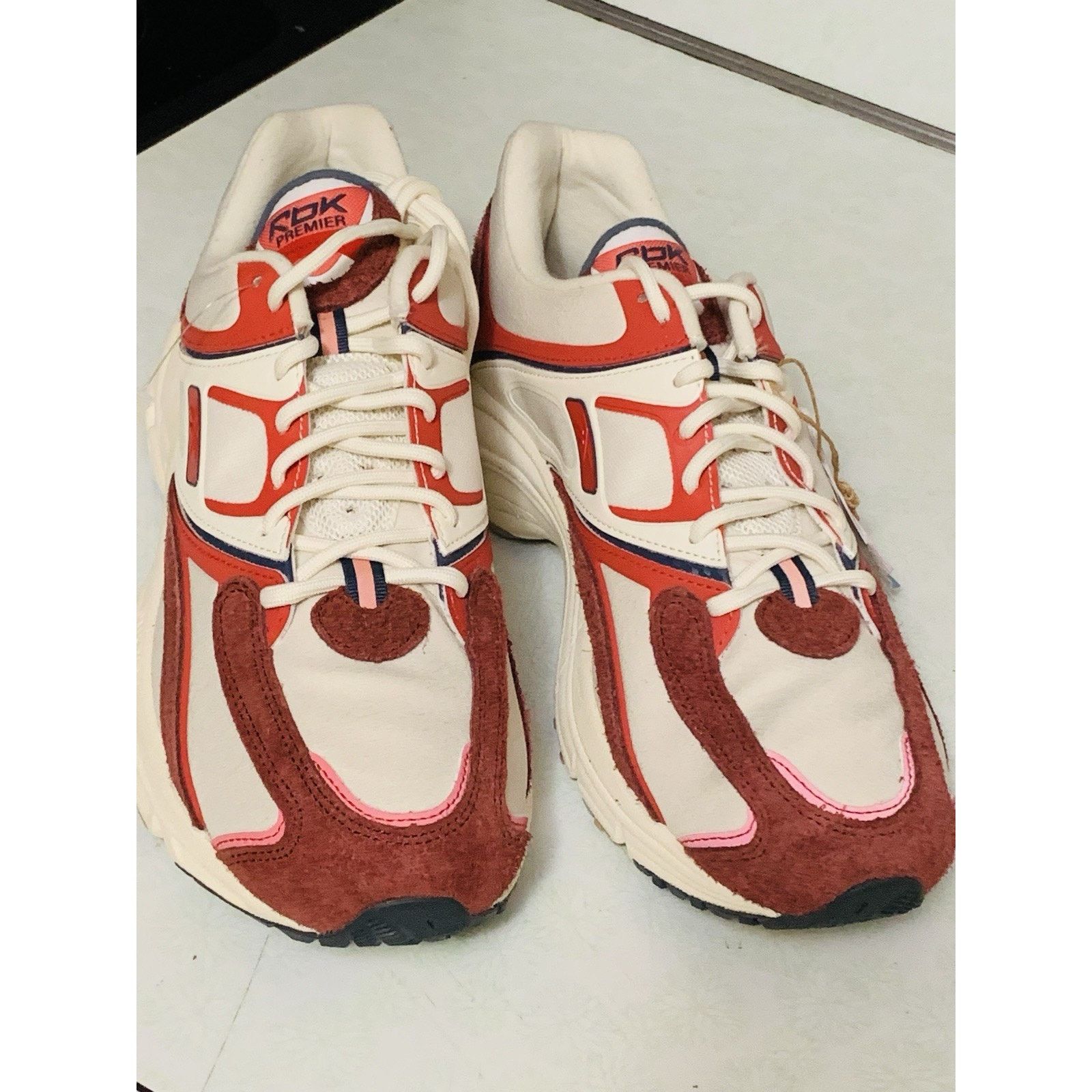 Reebok Reebok Premier Trinity KFS Red RESO4EPTUR1 Men’s Sz 8 Suede Size US 8 / EU 41 - 2 Thumbnail