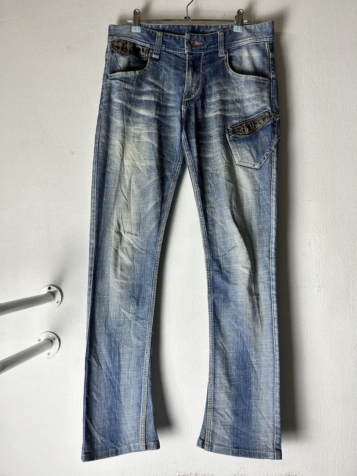 Nicole Club Nicole Club For Men Faded Jeans Size US 31 - 1 Thumbnail