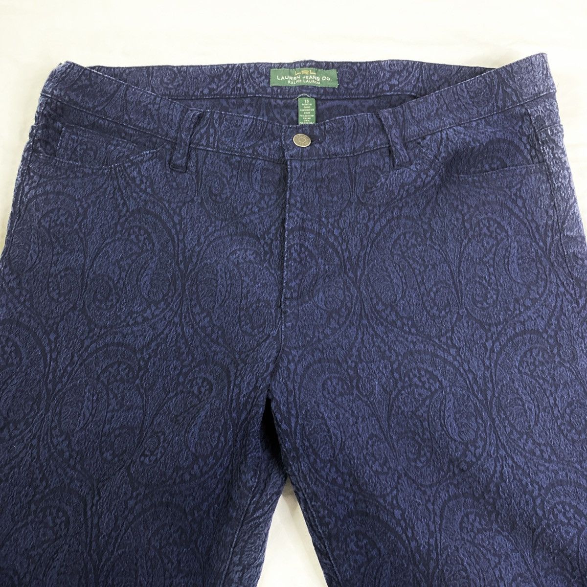 Ralph Lauren Lauren Ralph Lauren Jeans Co Womens Sz 16 Casual Blue EUC Size 38" / US 16 / IT 52 - 4 Thumbnail