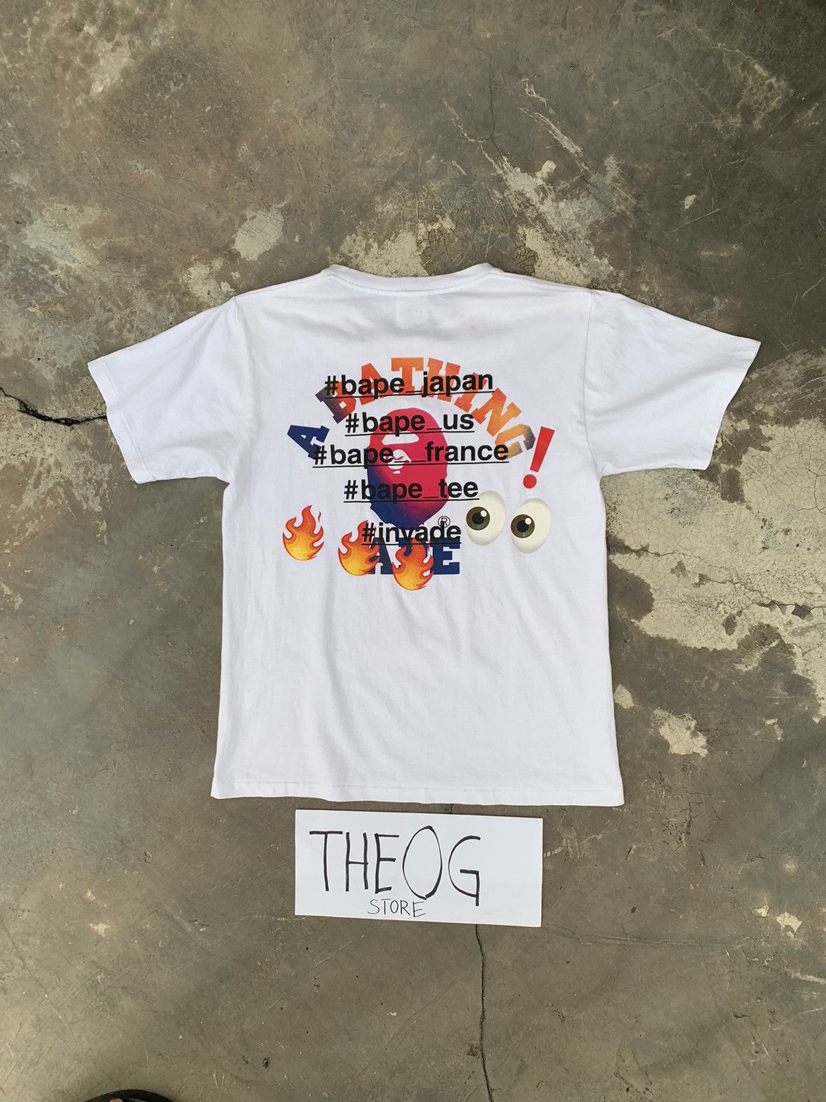 Bape College Emoji Tee