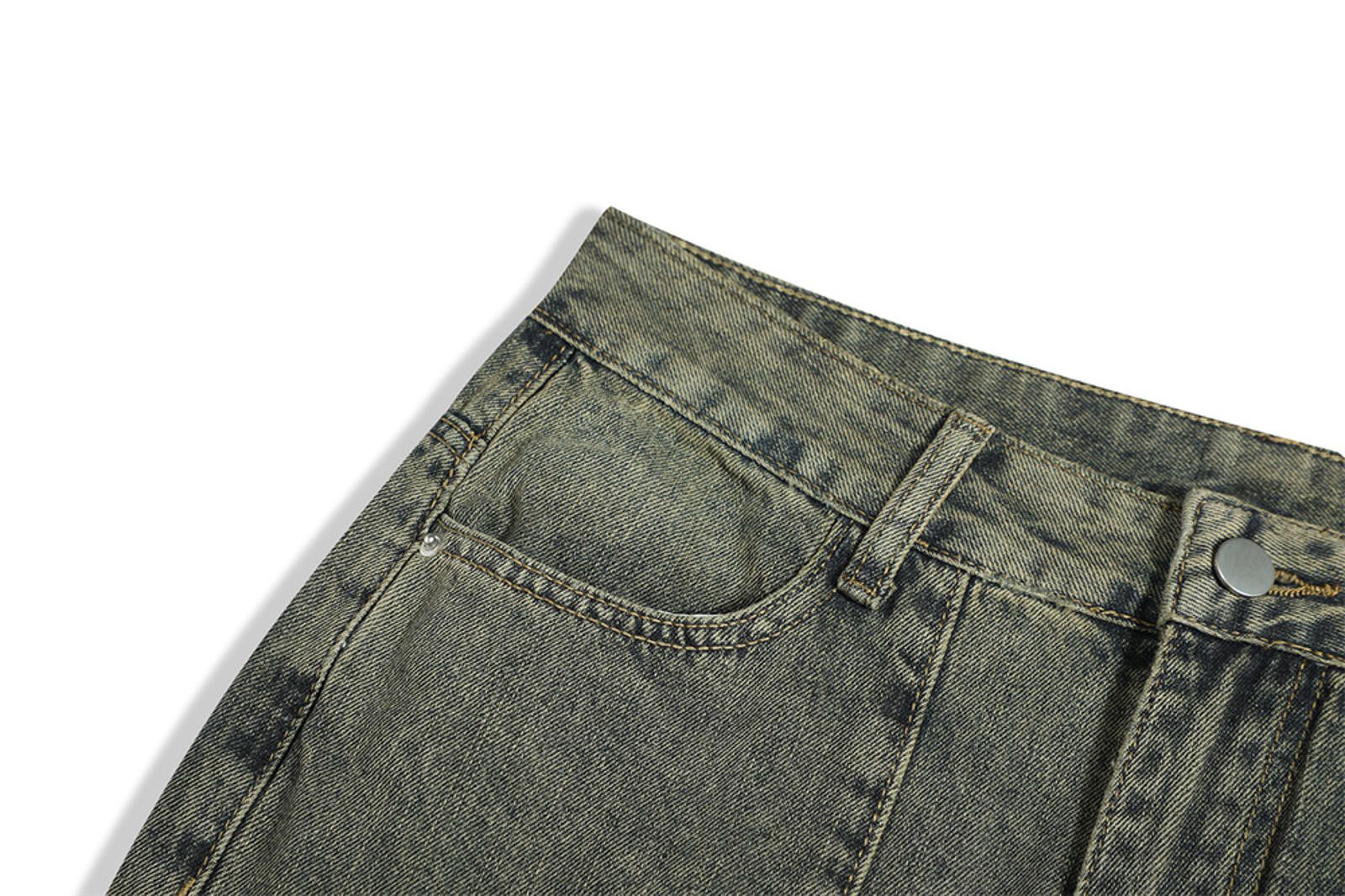 Jean × Vintage High-Waisted Wide-Leg Denim Pants Size US 32 / EU 48 - 5 Thumbnail