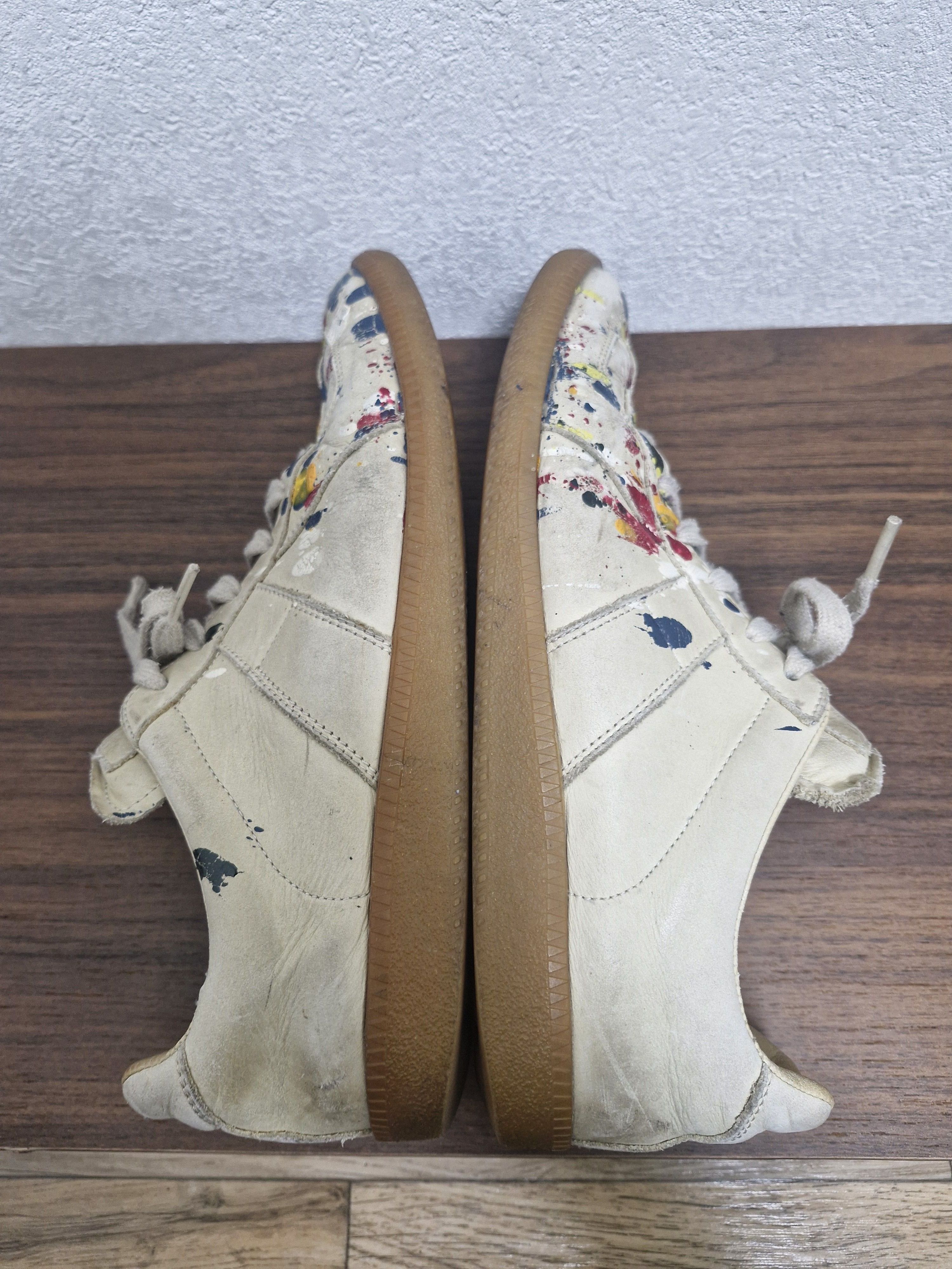Maison Margiela MAISON MARGIELA 2014 Paint Splatter Gray GATs Size US 7.5 / EU 40-41 - 7 Thumbnail