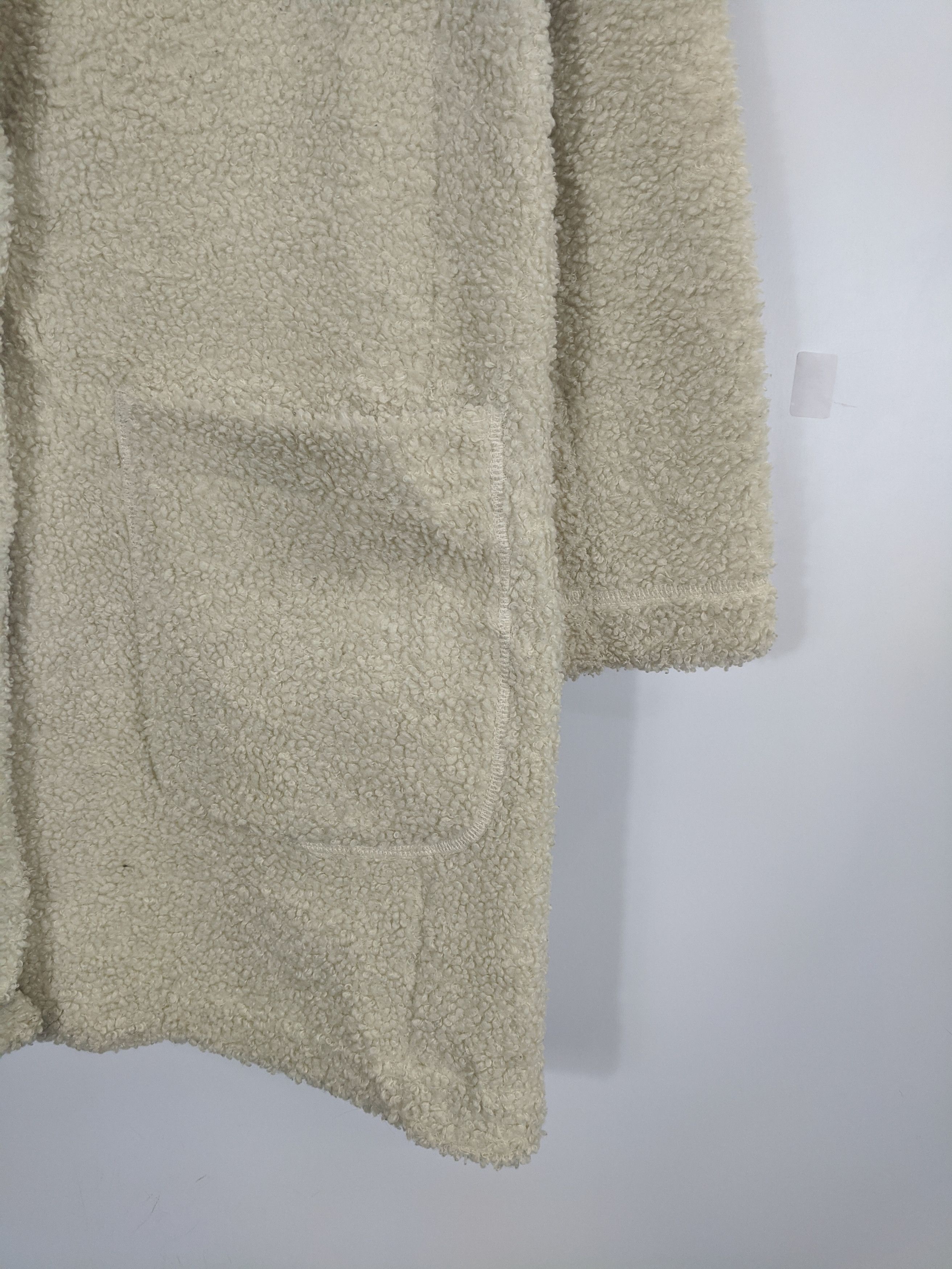 If Six Was Nine Vintage Uniqlo Fleece Blazer Coat J0354 Size 38S - 5 Thumbnail