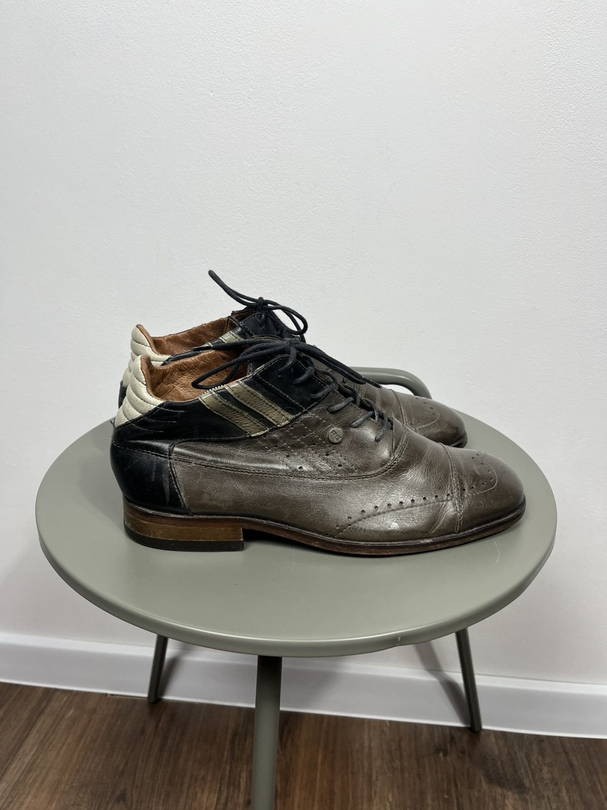 Leather Men’s Real Leather Brogue Shoes EU 40 Brown Lace Up Size US 6 / EU 39 - 3 Thumbnail