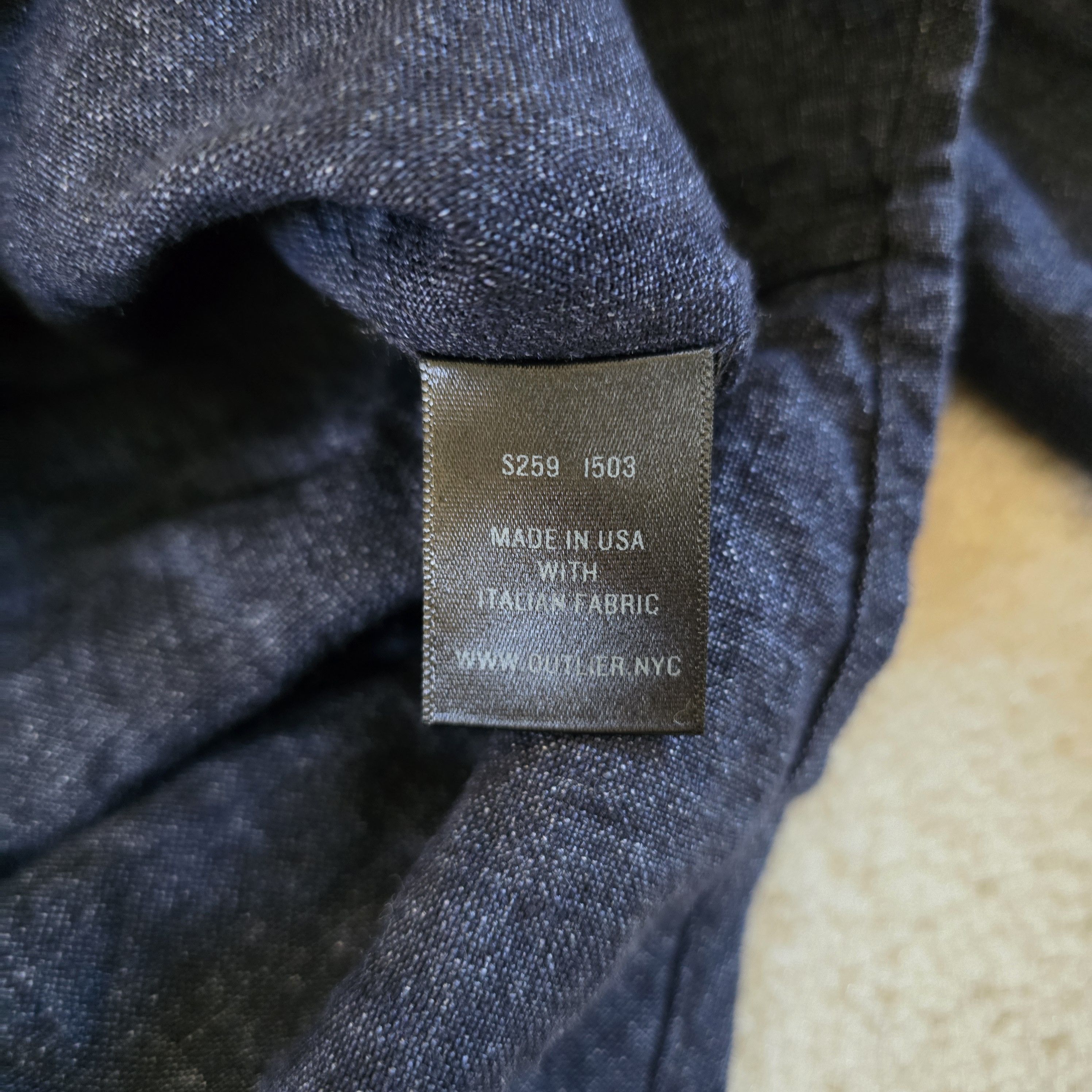 Outlier Outlier Adenselinen Boxford Button Up Shirt Chambray Size US XS / EU 42 / 0 - 4 Thumbnail