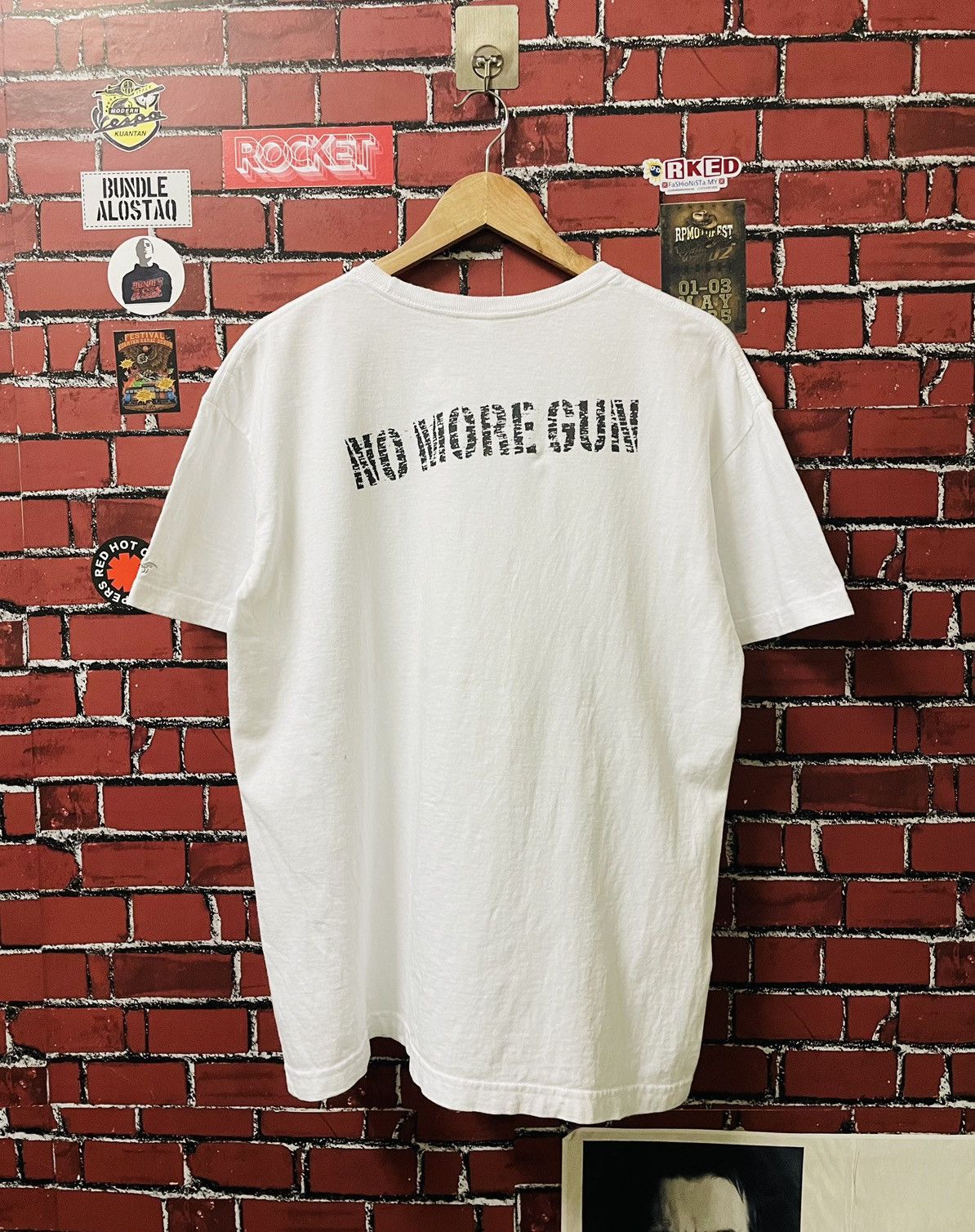Vintage VTG NO MORE GUN SHIRTS Size US L / EU 52-54 / 3 - 7 Thumbnail