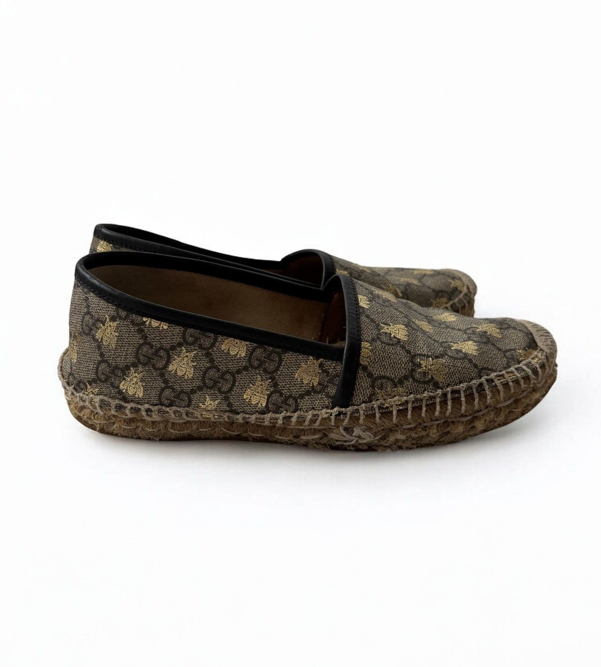 Gucci Gucci Pilar Gg Bee Canvas Espadrilles Size US 6 / IT 36 - 4 Thumbnail