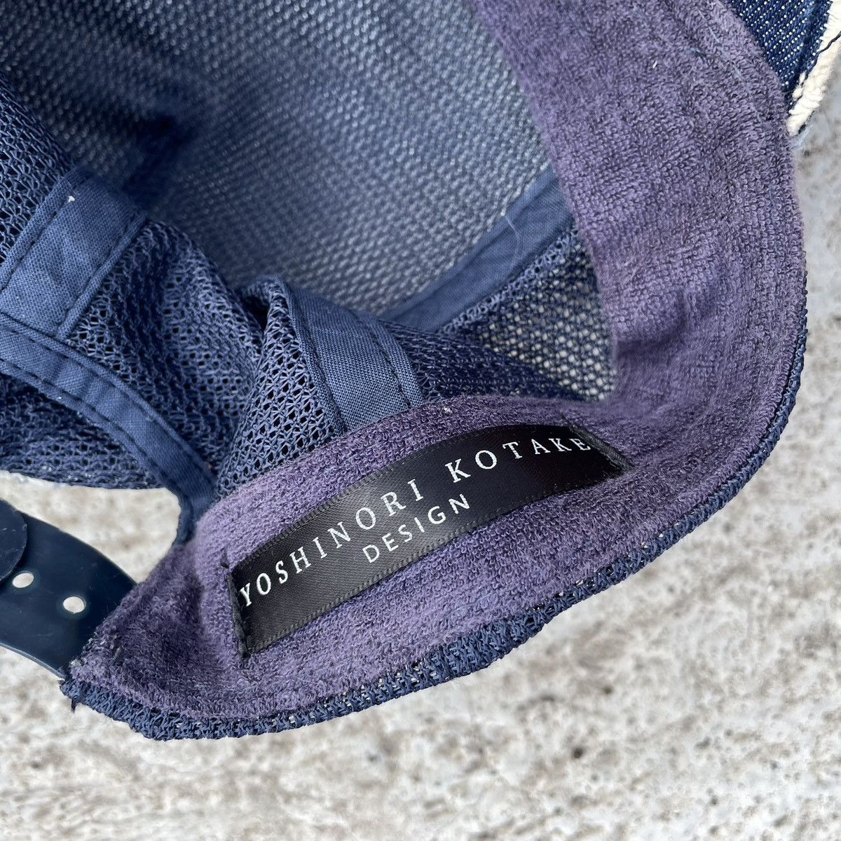 Japanese Brand Distressed yoshinori kotake trucker hat made in japan Size ONE SIZE - 11 Thumbnail