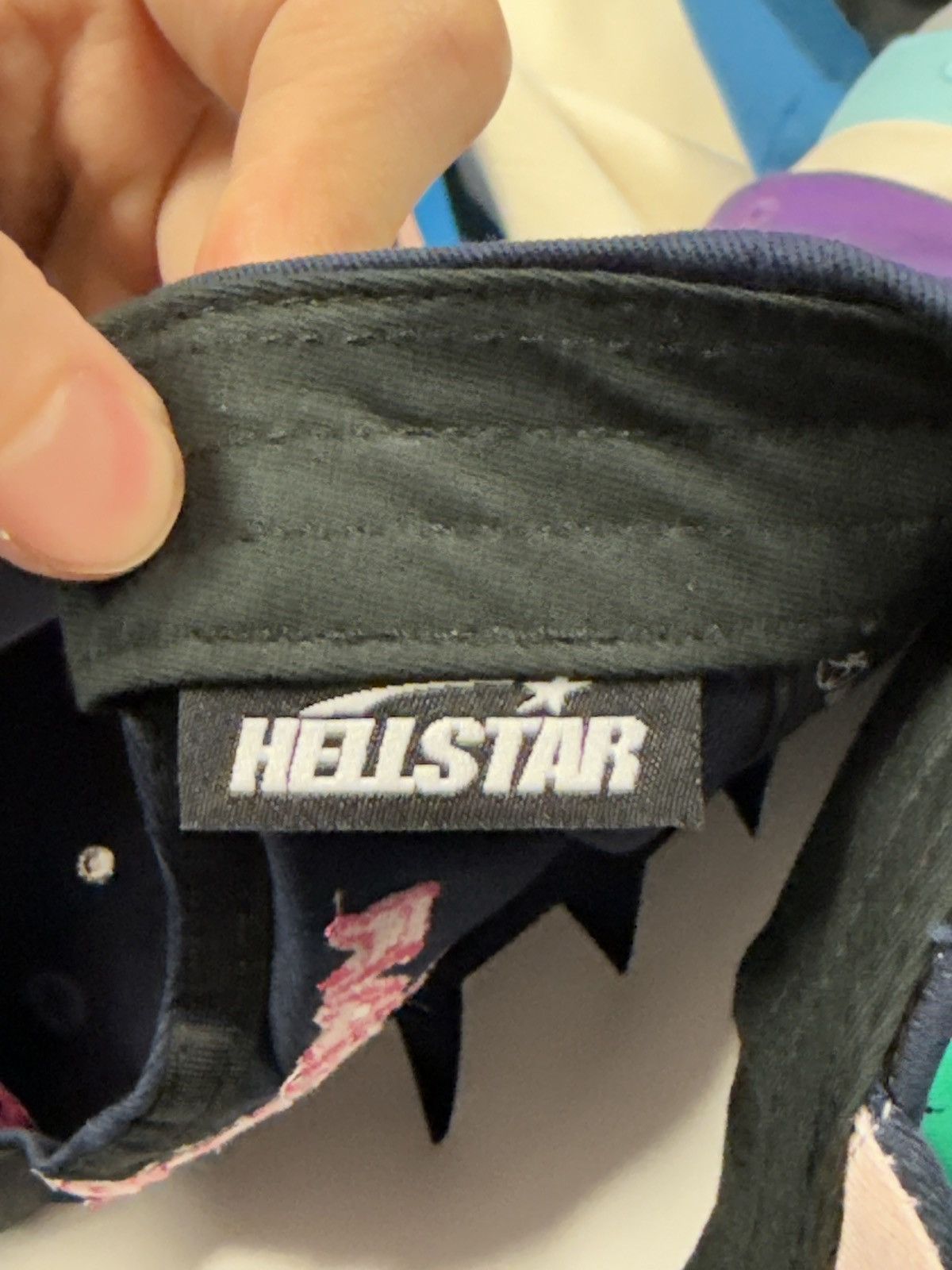 HELLSTAR Hellstar Adjustable Size SnapBack Hat Blue Pink STONE (NEW) Size ONE SIZE - 11 Thumbnail