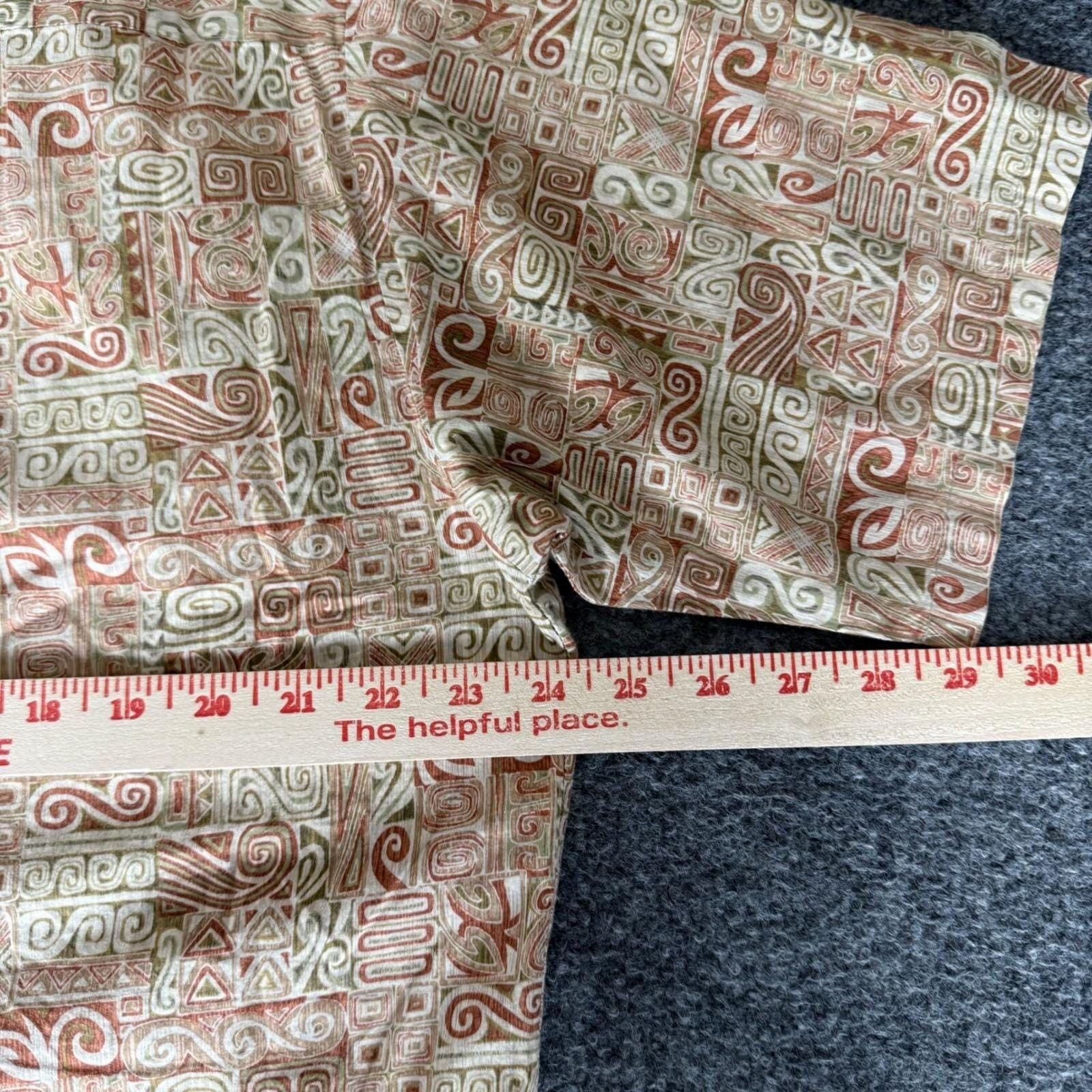 Tori Richard Tori Richard Shirt Men Large Abstract Geometric Patchwork Size US L / EU 52-54 / 3 - 5 Thumbnail