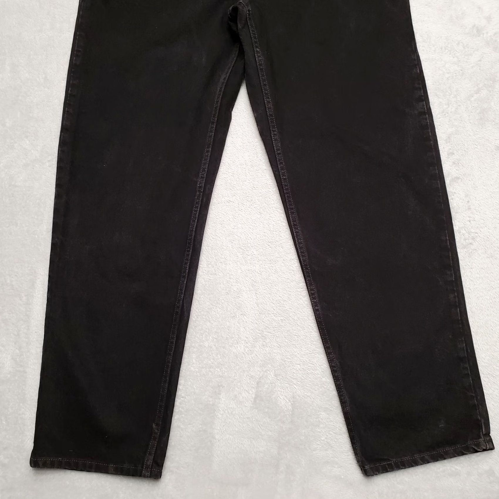 Vintage VINTAGE Levis Jeans Men 40x32 Black 901Denim Relaxed Fit Straight Leg 90s Y2k Jeans Mens 40 Black 5-Pocket Denim Cotton Zip Tailored Fit Size US 40 / EU 56 - 2 Thumbnail