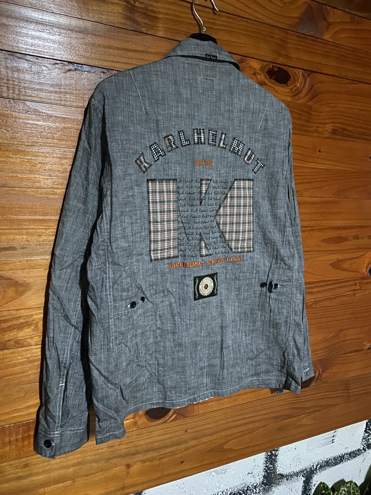 Karl Helmut Vintage Karl Helmut Patchwork Embroidered Jacket – Harajuku Size US S / EU 44-46 / 1 - 11 Thumbnail