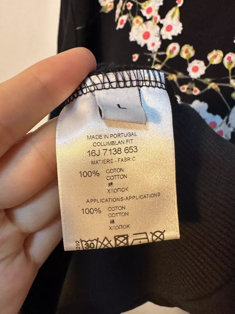 Givenchy Givenchy Men's hooded sweatshirt with all-over star floral Size US L / EU 52-54 / 3 - 3 Thumbnail