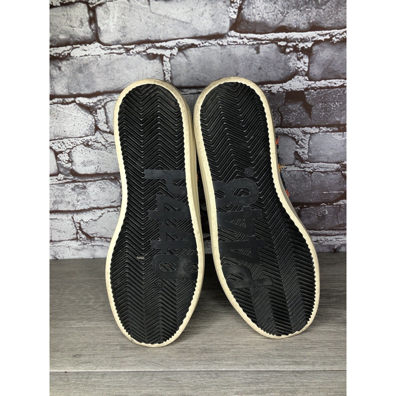 P448 P448 Skate Malhia Sneakers White Leather Lace Up High Top Sh Size US 10.5 / IT 40.5 - 22 Thumbnail