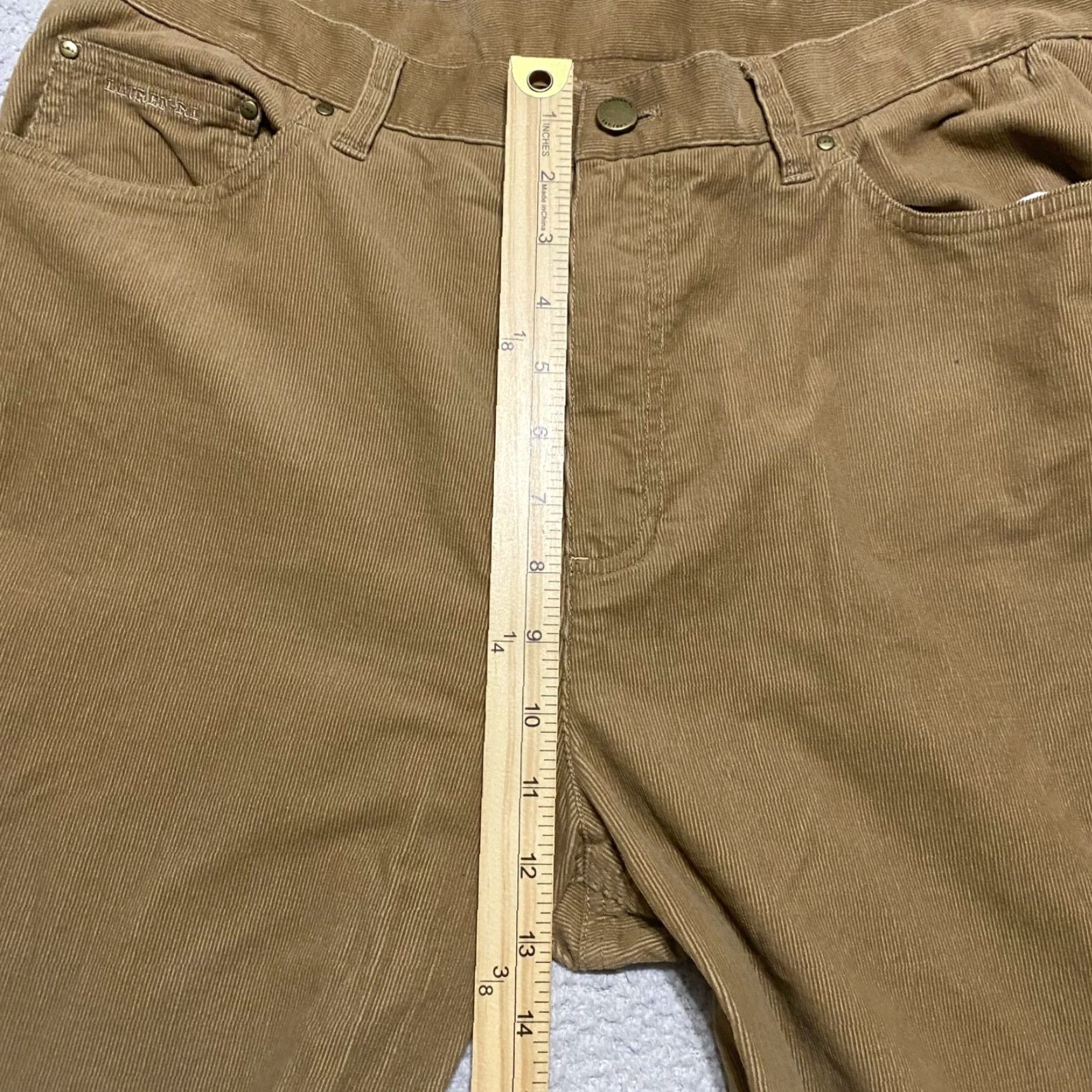 Ralph Lauren Ralph Lauren Jeans Co Womens Pants 16 Brown Corduroy High Rise Straight Casual Winter Fall Spring Mens Womens Girls? Size 38" / US 16 / IT 52 - 7 Thumbnail