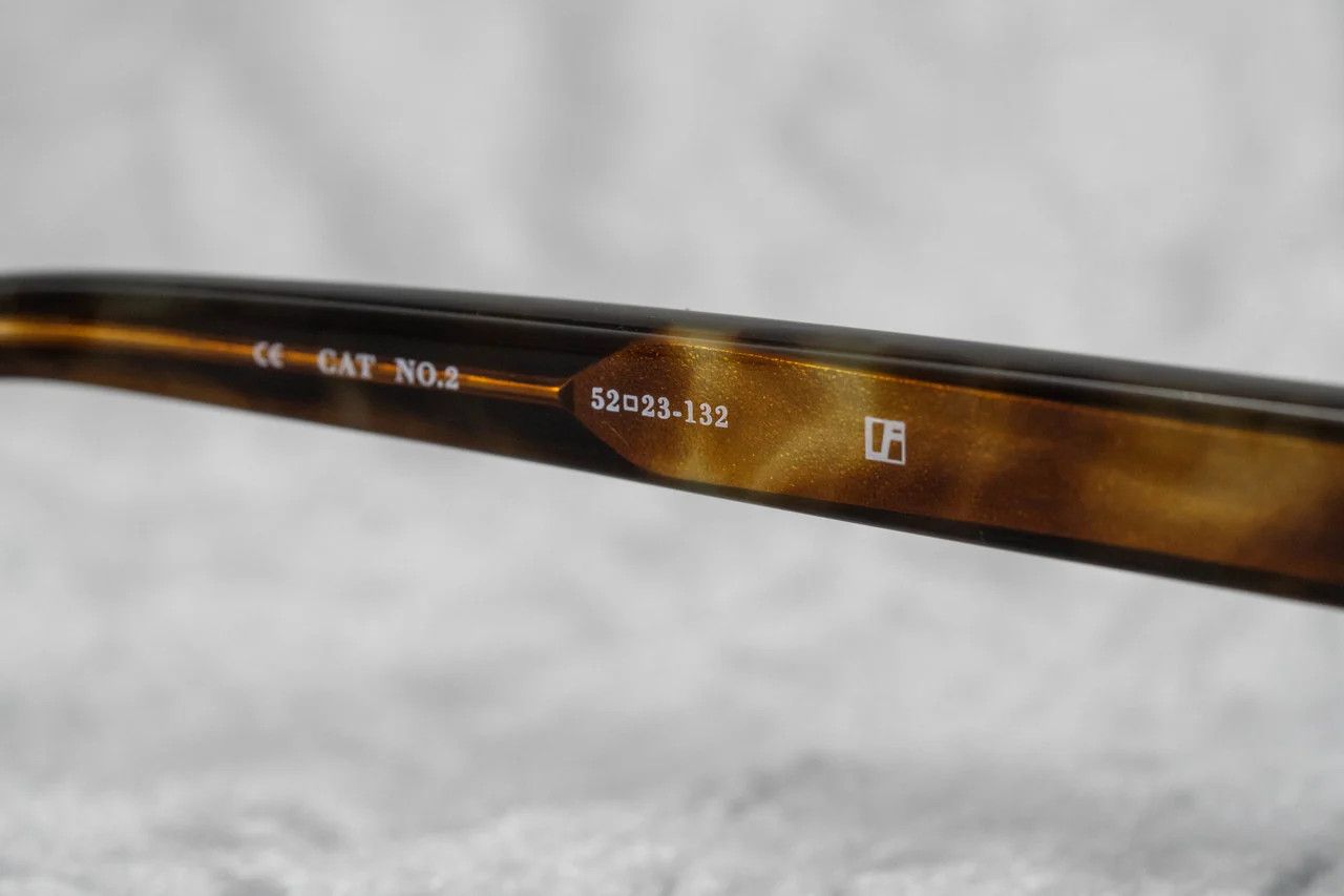 Ann Demeulemeester Ann Demeulemeester Sunglasses Oval Black and Brown Graduated Size ONE SIZE - 5 Thumbnail