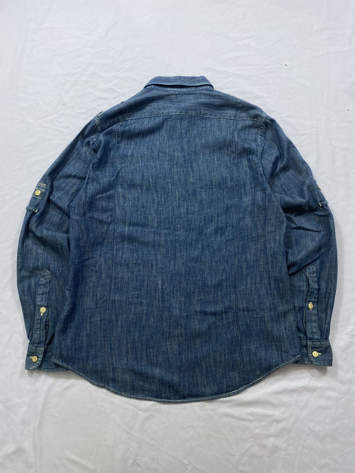 Ralph Lauren Vintage Polo Denim Ralph Lauren MFG Button Ups long Sleeve Size US L / EU 52-54 / 3 - 2 Thumbnail