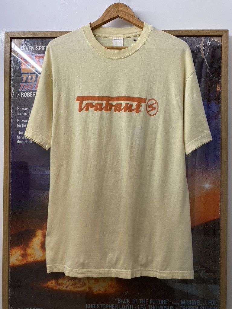 Fruit Of The Loom 90s Vintage Trabant De Lux Promo T Shirt Size US L / EU 52-54 / 3 - 1 Thumbnail