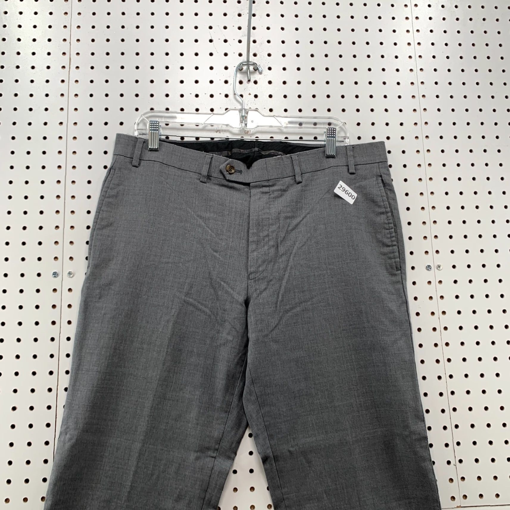 Ralph Lauren Lauren Ralph Lauren Dress Pants Mens 36x28 Gray Total Comfort Flat Front 29 Inseam Mens Pants Size US 36 / EU 52 - 6 Thumbnail