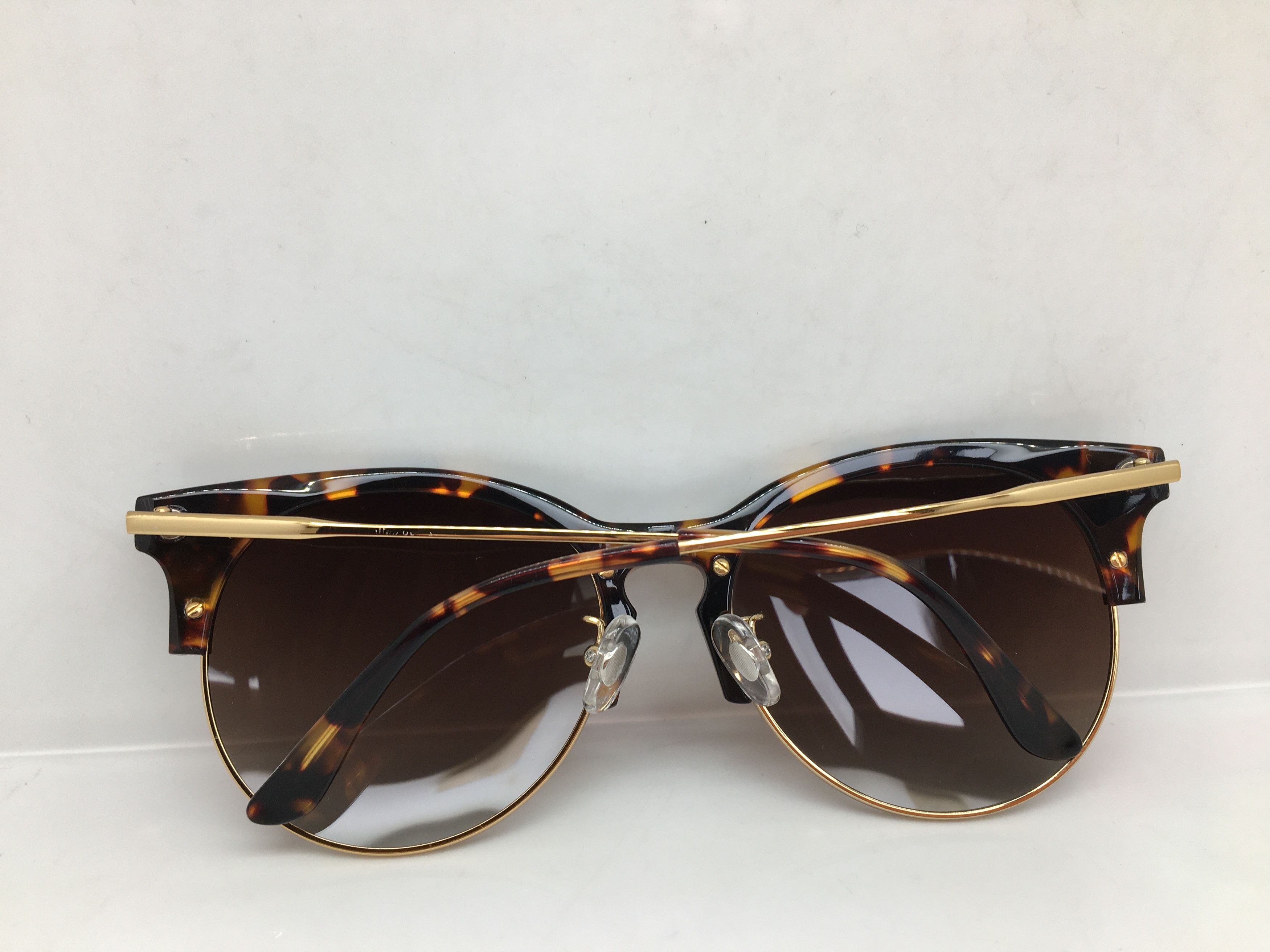 Other Handmade Oversize Malcolm X Tortoise Gold Sunglasses Size ONE SIZE - 7 Thumbnail