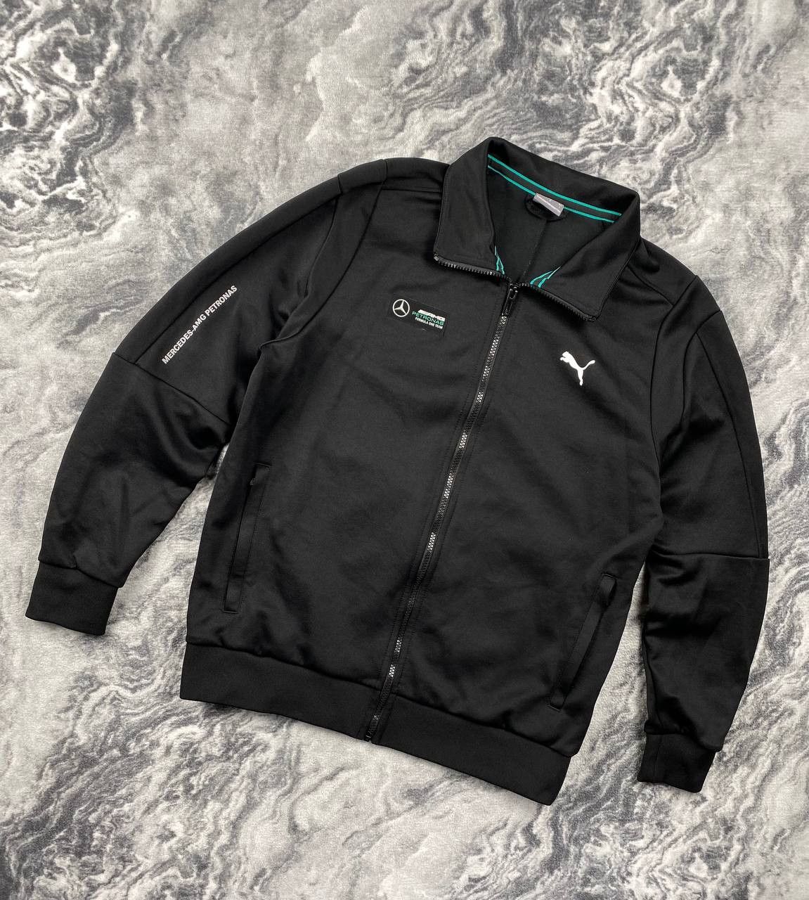 Puma Puna Mercedes F1 Petronas Racing Track Jacket Men Size L Size US L / EU 52-54 / 3 - 1 Thumbnail