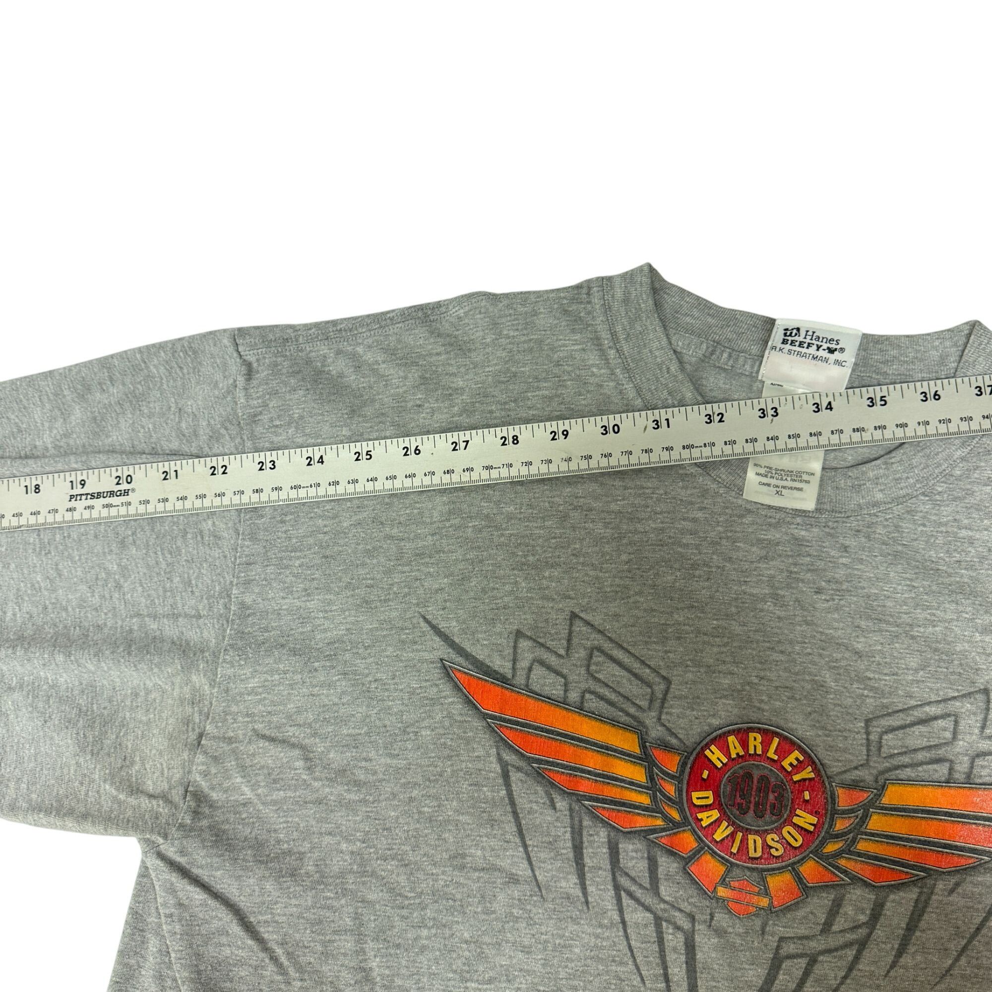 Harley Davidson H-D Motorcycle Mike Bruno's BAYOU COUNTRY LA SWAMP Biker Tee Size US XL / EU 56 / 4 - 9 Thumbnail