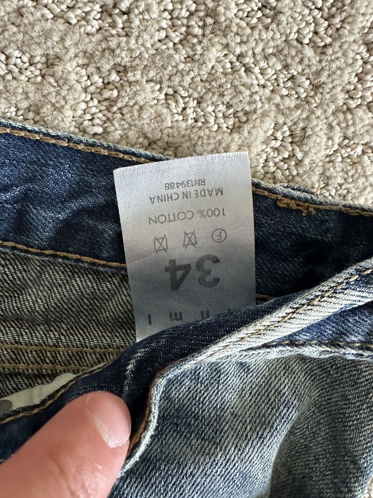 MNML × Vintage MNML X116 Stretch Denim - Blue Size US 34 / EU 50 - 3 Thumbnail