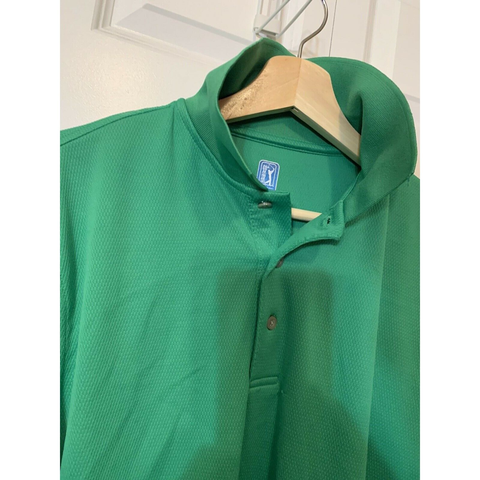PGA Tour PGA Tour Mens Sz M Golf Polo Shirt Green Short Sleeve Size US M / EU 48-50 / 2 - 1 Thumbnail