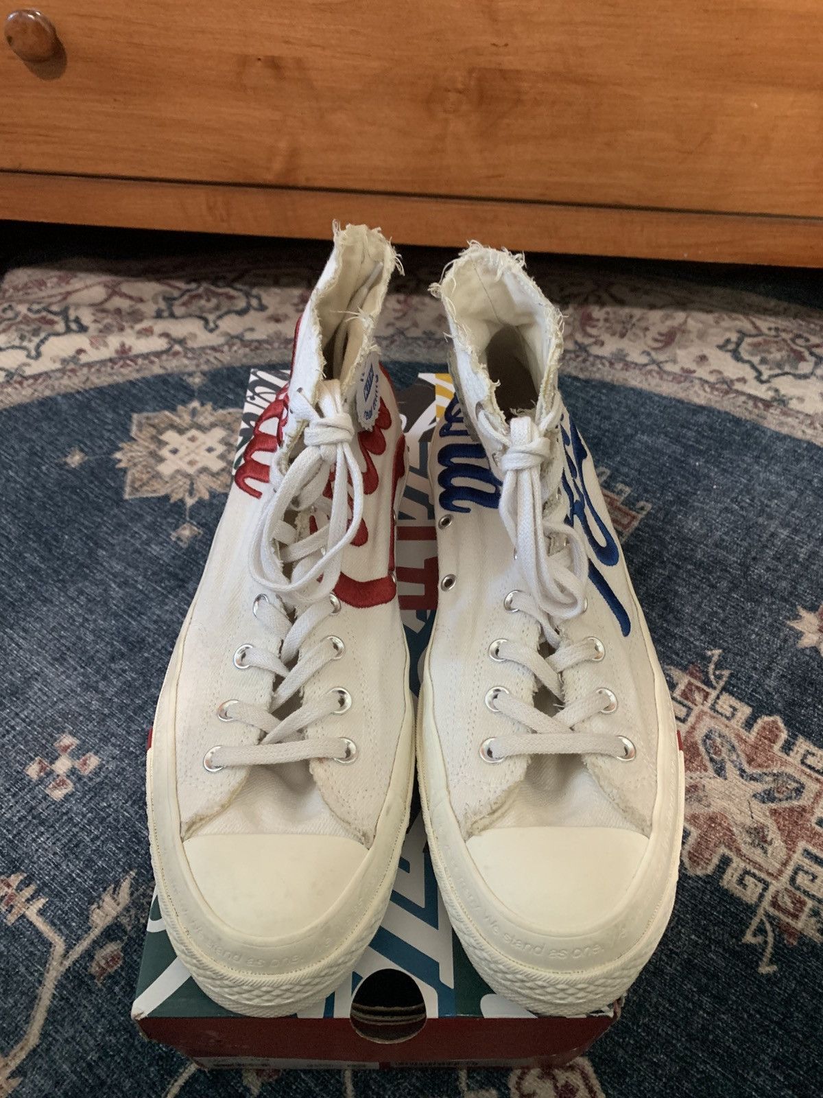 Coca Cola 2018 Kith Coca Cola Converse (White) Size US 11.5 / EU 44-45 - 6 Thumbnail