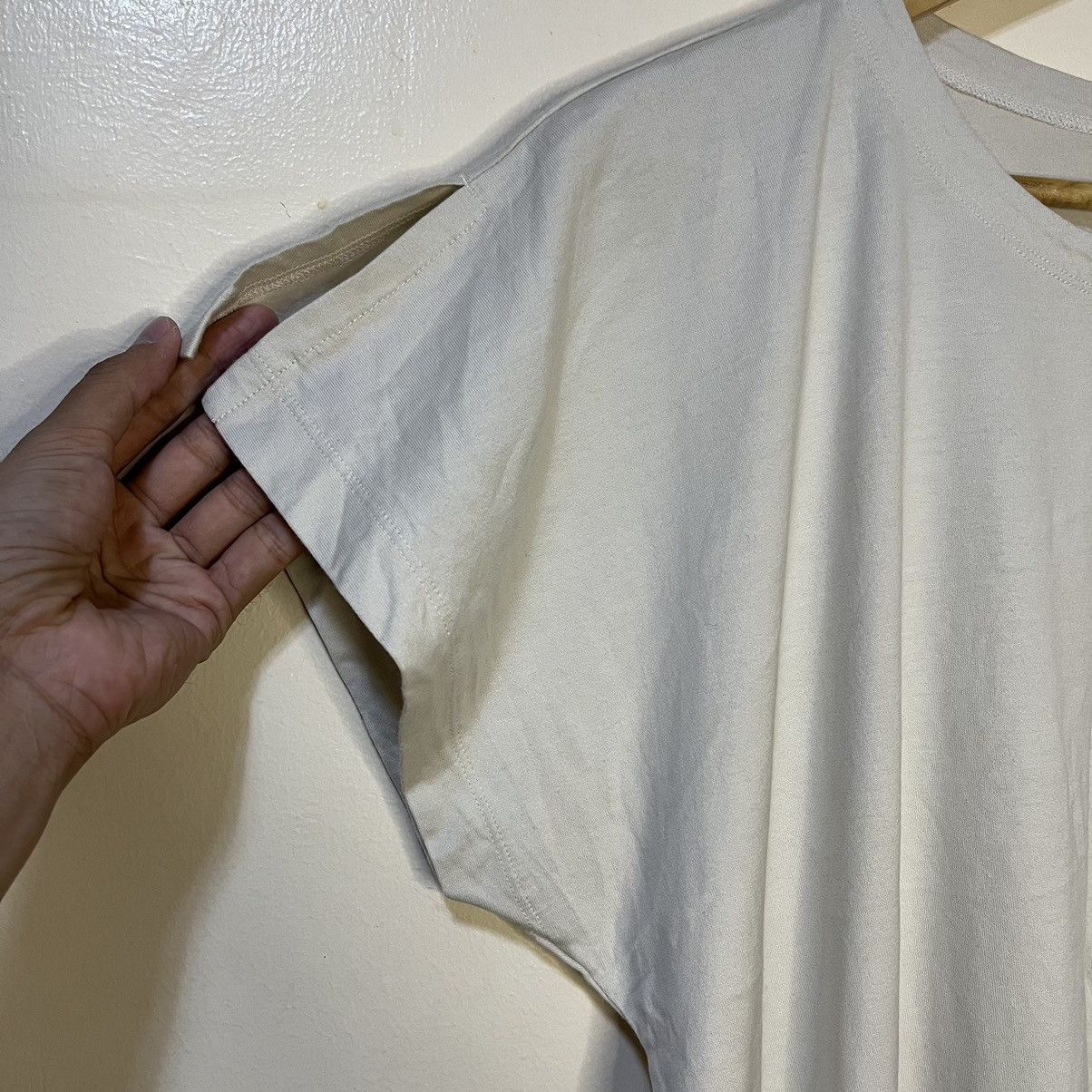 Pleats Please Issey Miyake Pleats Please - Issey Miyake Cotton Short Sleeve Tops Size XL / US 12-14 / IT 48-50 - 5 Thumbnail