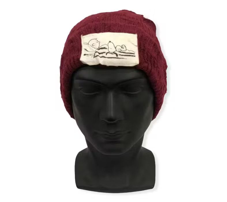 image of Cartoon Network x Hats Vintage Peanuts Snoopy Cartoon Beanie Hat, Men's