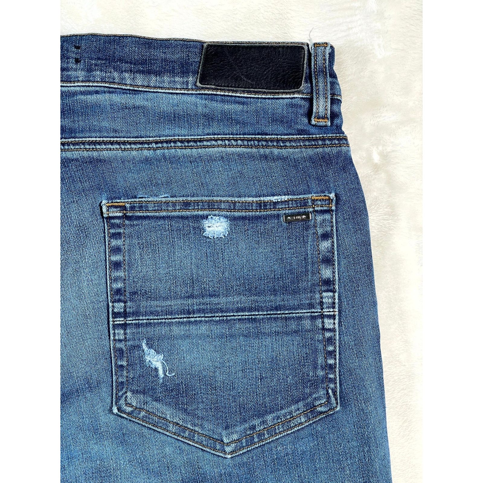 Amiri Amiri MX2 Denim Patch Blue Jeans Size US 36 / EU 52 - 4 Thumbnail