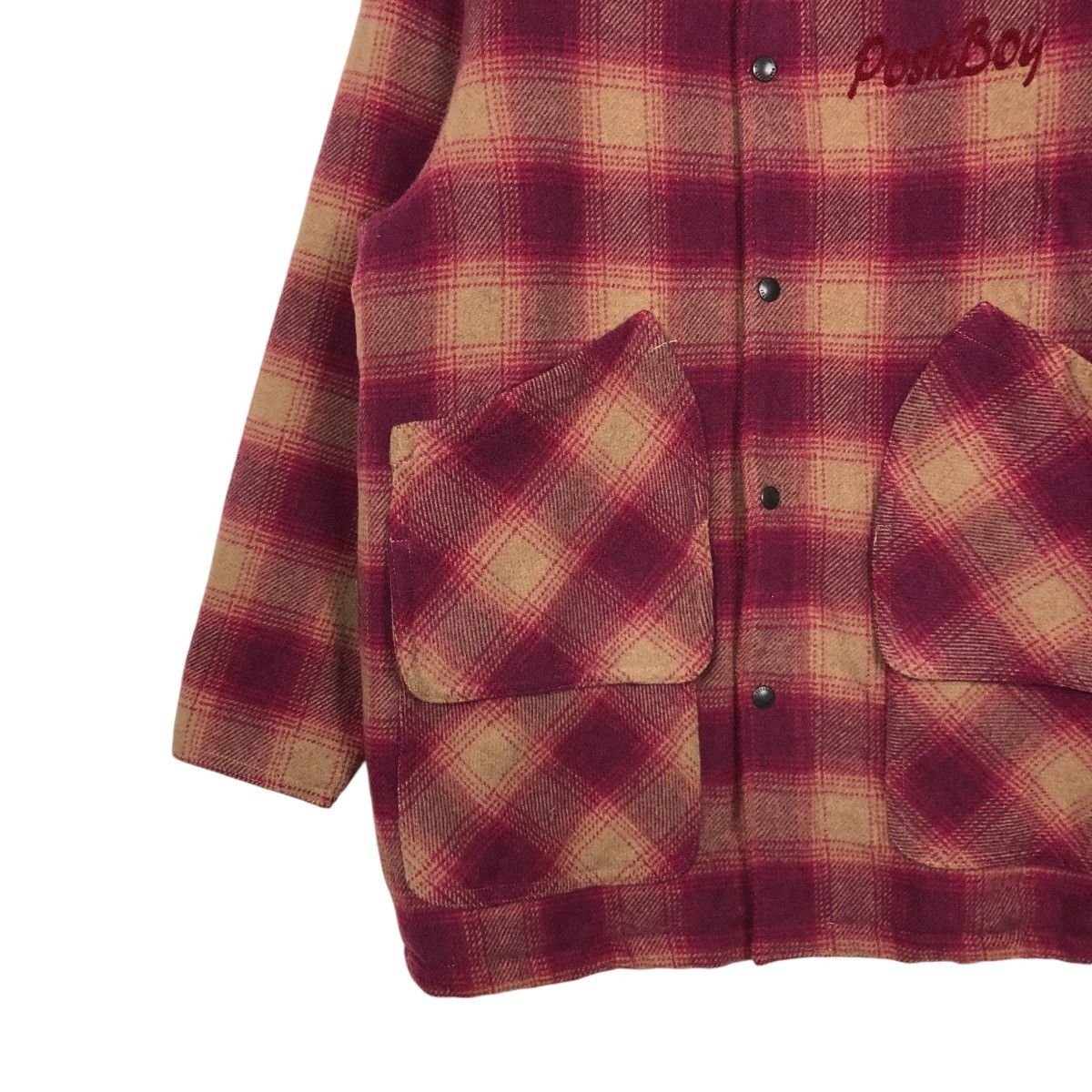 Hysteric Glamour 🔥VINTAGE CHORE WOOL WORKER JACKET POSHBOY BIG LOGO TARTAN Size US L / EU 52-54 / 3 - 6 Thumbnail