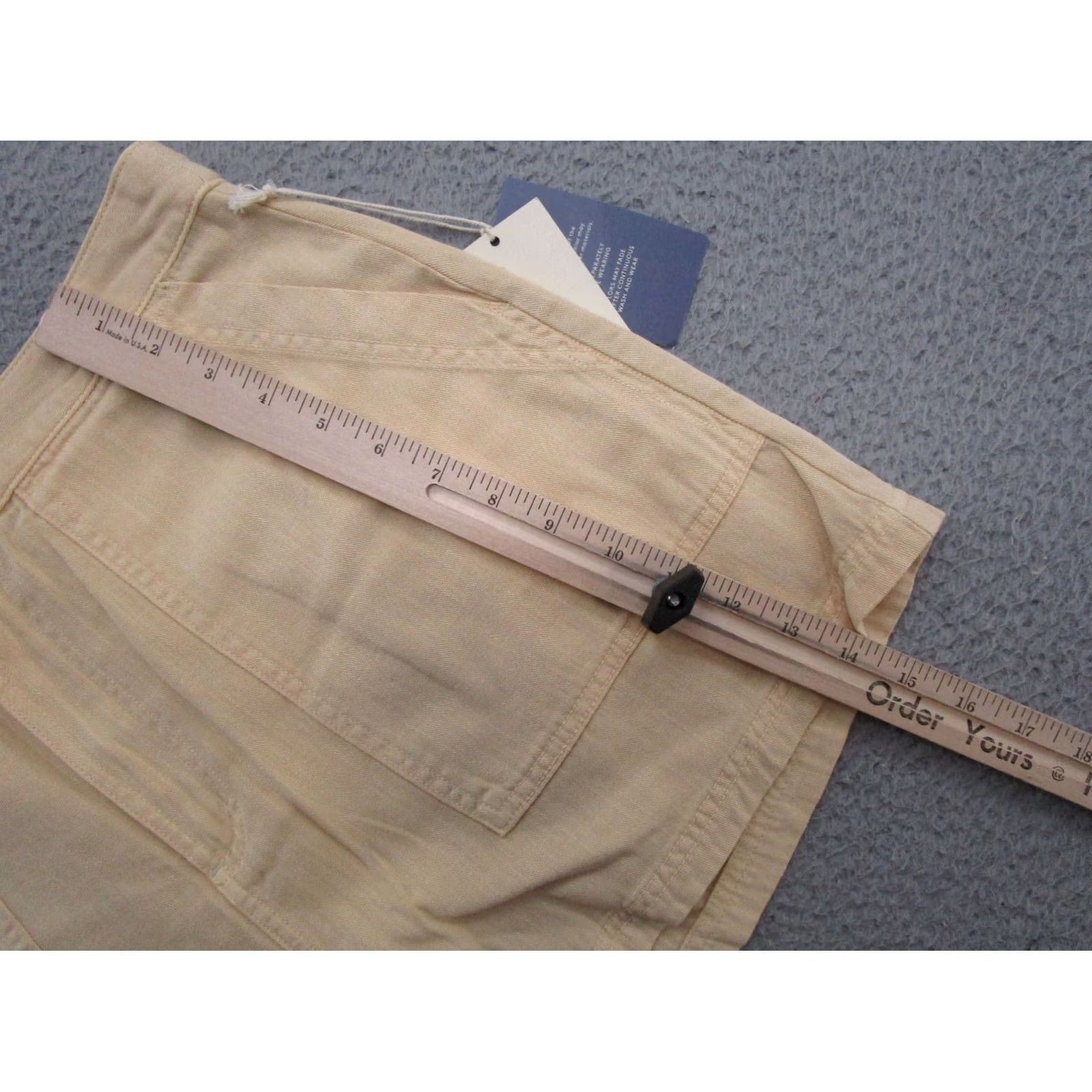 Vintage VINTAGE Universal Thread Shorts Beige High Rise Mom Size 12 Cotton Outdoor Hiking 5-Pocket Women Boys? Size 34" / US 12 / IT 48 - 6 Thumbnail