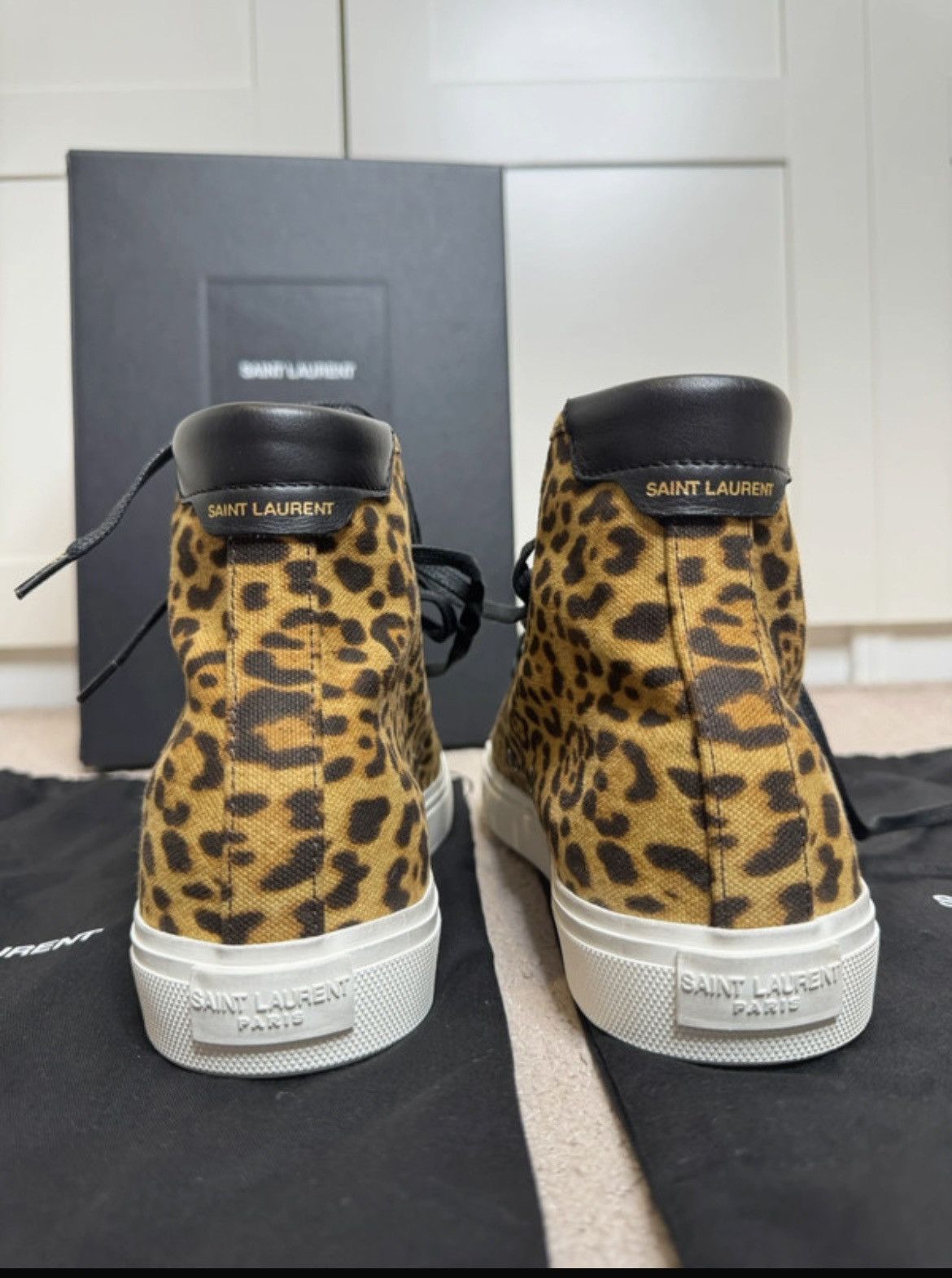 Saint Laurent Paris Saint laurant leopard print sneaker Size US 9.5 / EU 42-43 - 3 Thumbnail