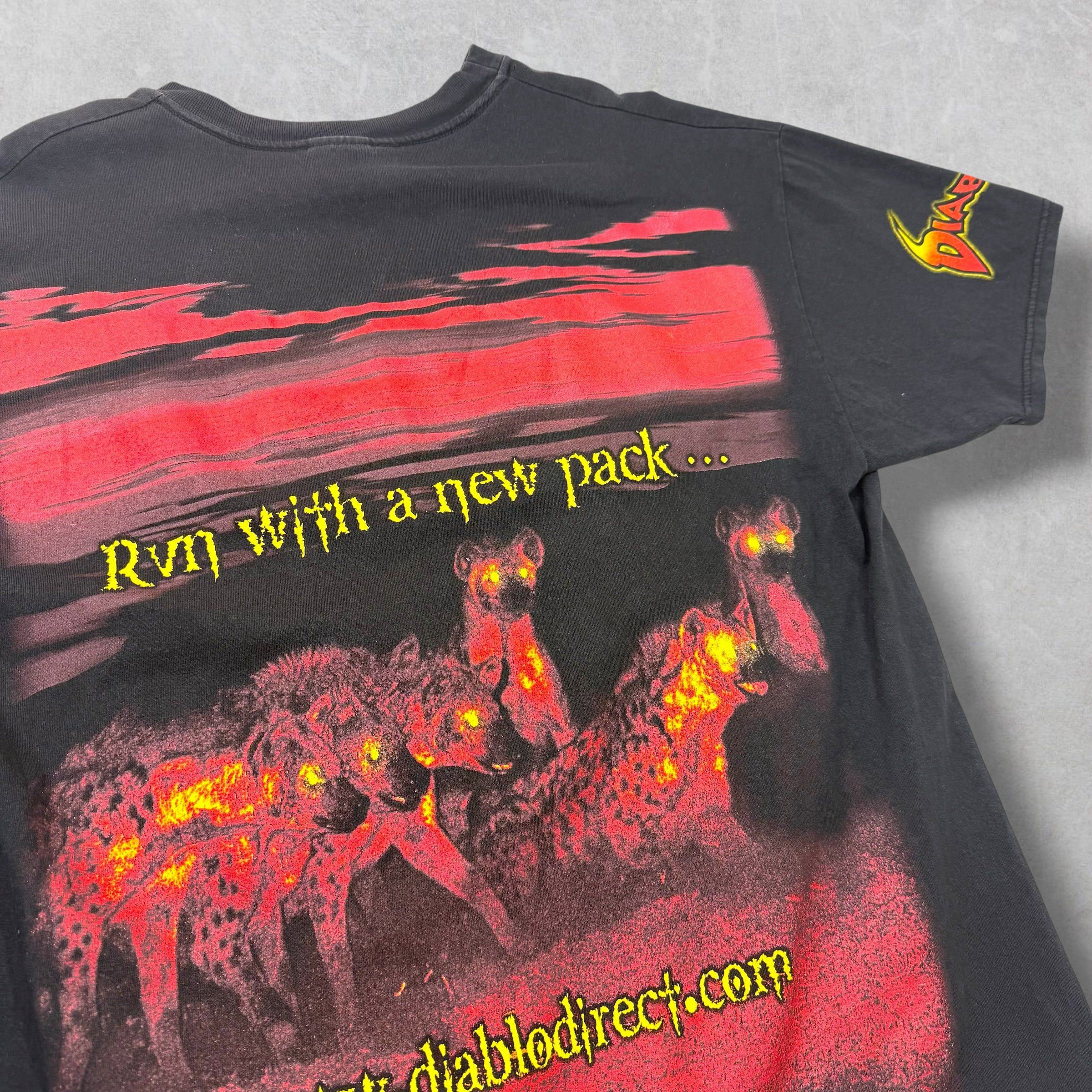 Hanes Vintage 90's Diablo Wear Paintball Tee XL Size US XL / EU 56 / 4 - 4 Thumbnail