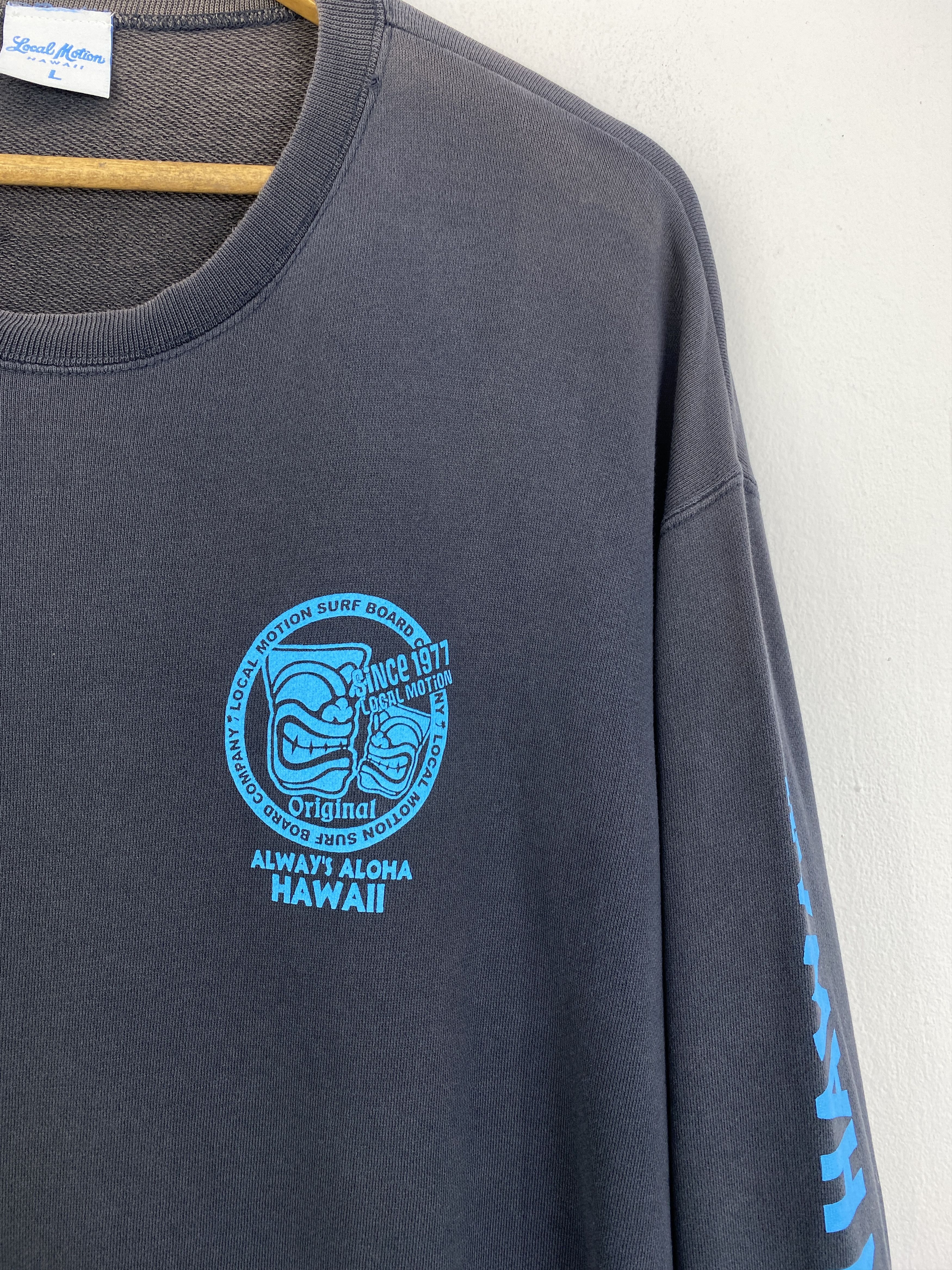 Vintage Local Motion Hawaii Backhit Crewneck Sweatshirt SH0048 Size US L / EU 52-54 / 3 - 8 Thumbnail