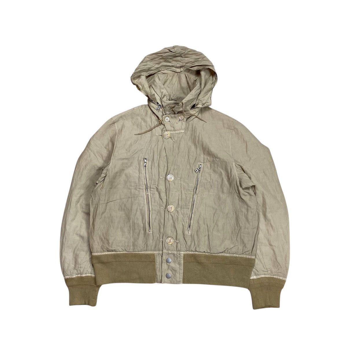 Haversack Vintage Haversack Hidden Hooded Bomber Jacket Size US M / EU 48-50 / 2 - 2 Thumbnail
