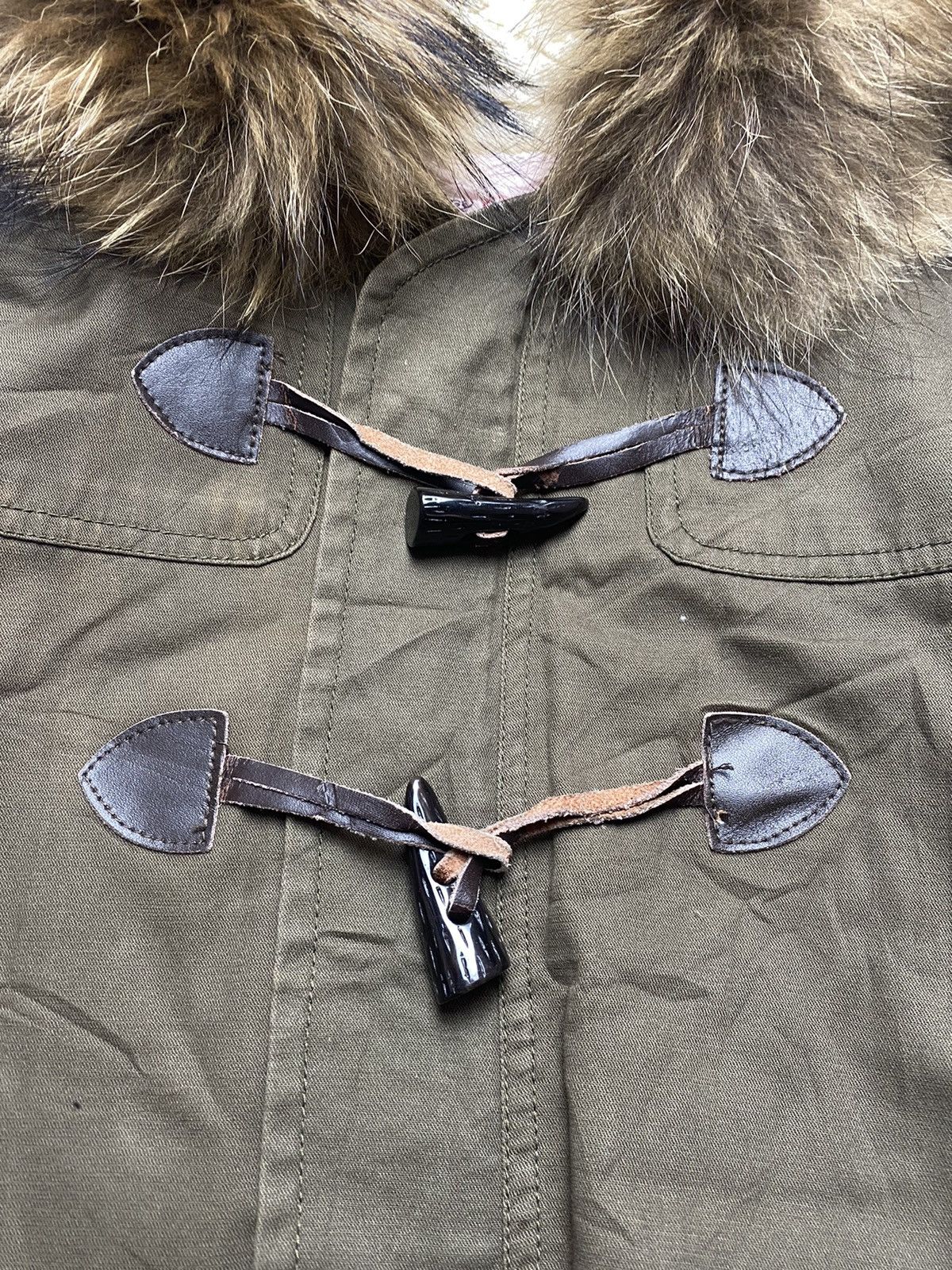 If Six Was Nine 2000s JB Girl - Raccoon Fur Hoodie Jacket Size M / US 6-8 / IT 42-44 - 9 Thumbnail