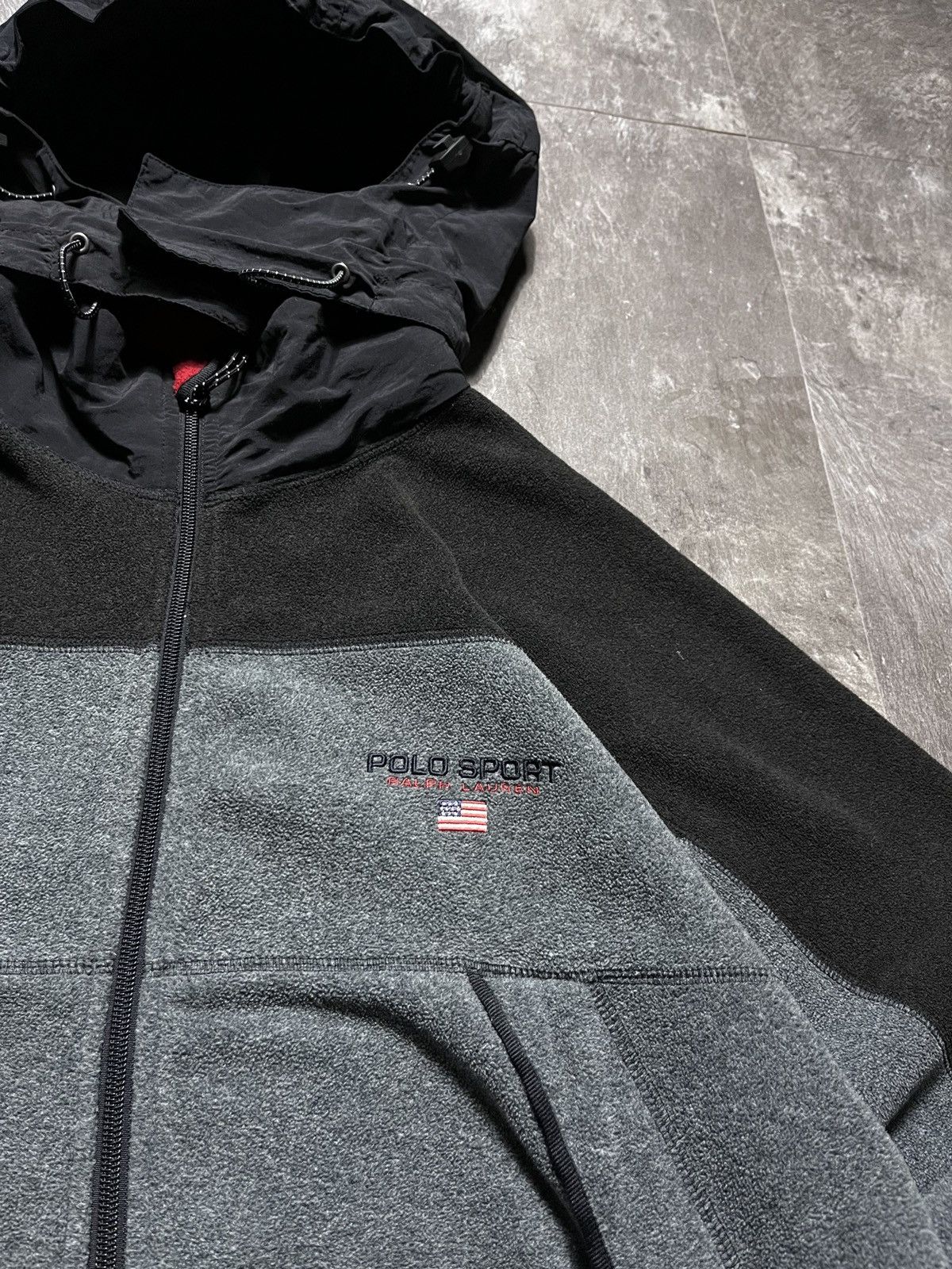 Polo Ralph Lauren Vintage 90s Polo Sport Ralph Lauren Fleece Zip Sweater Size US L / EU 52-54 / 3 - 2 Thumbnail