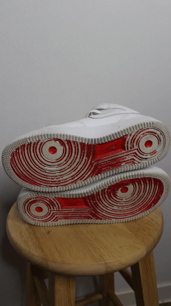 Nike Air Force 1 Custom High Top - White Spikes - 7 Youth P10007 Size US 7 / EU 40 - 3 Thumbnail